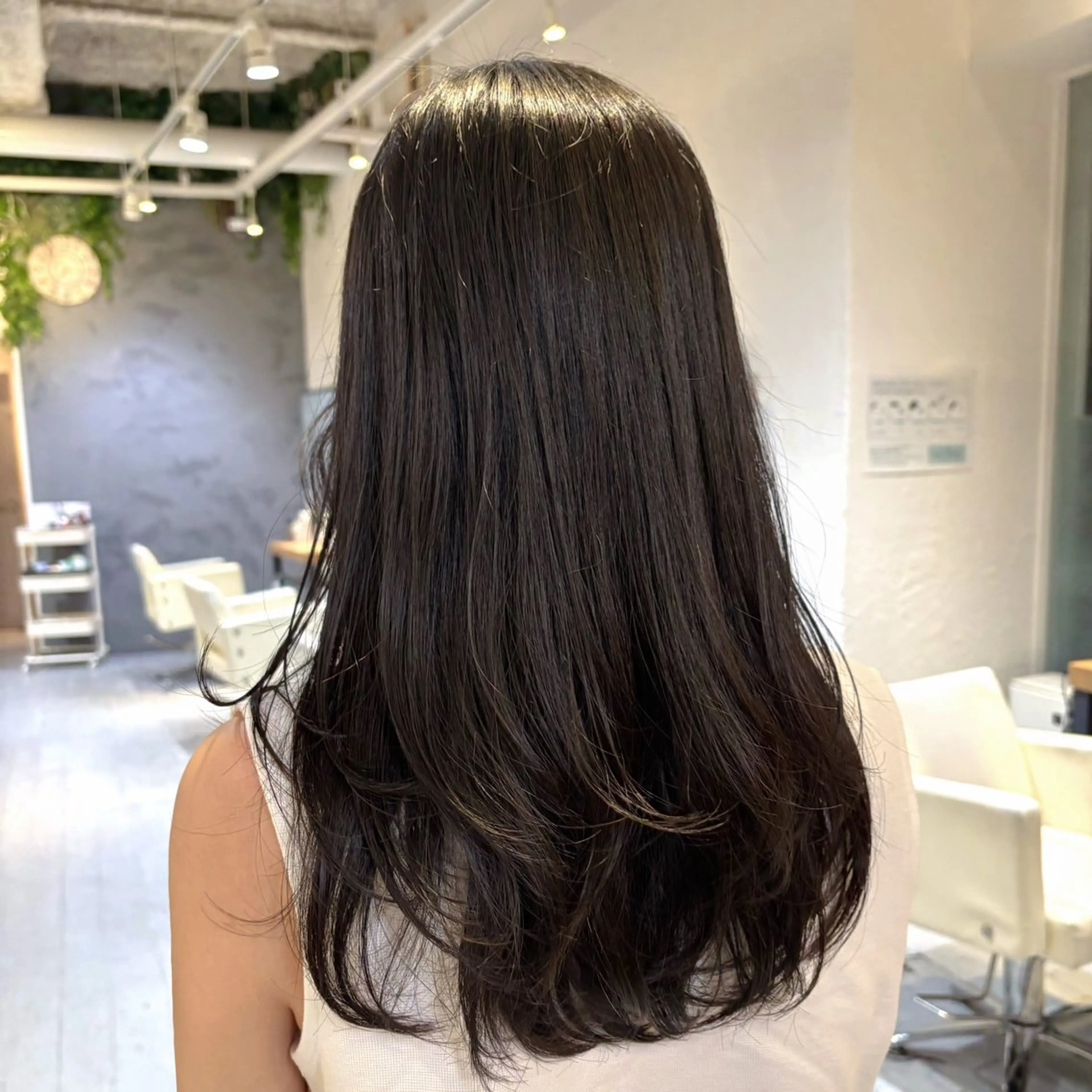 ロング レイヤーカット カット MASHU Grandvase所属・めい/透明感カラー /レイヤー/ボブのヘアスタイル
