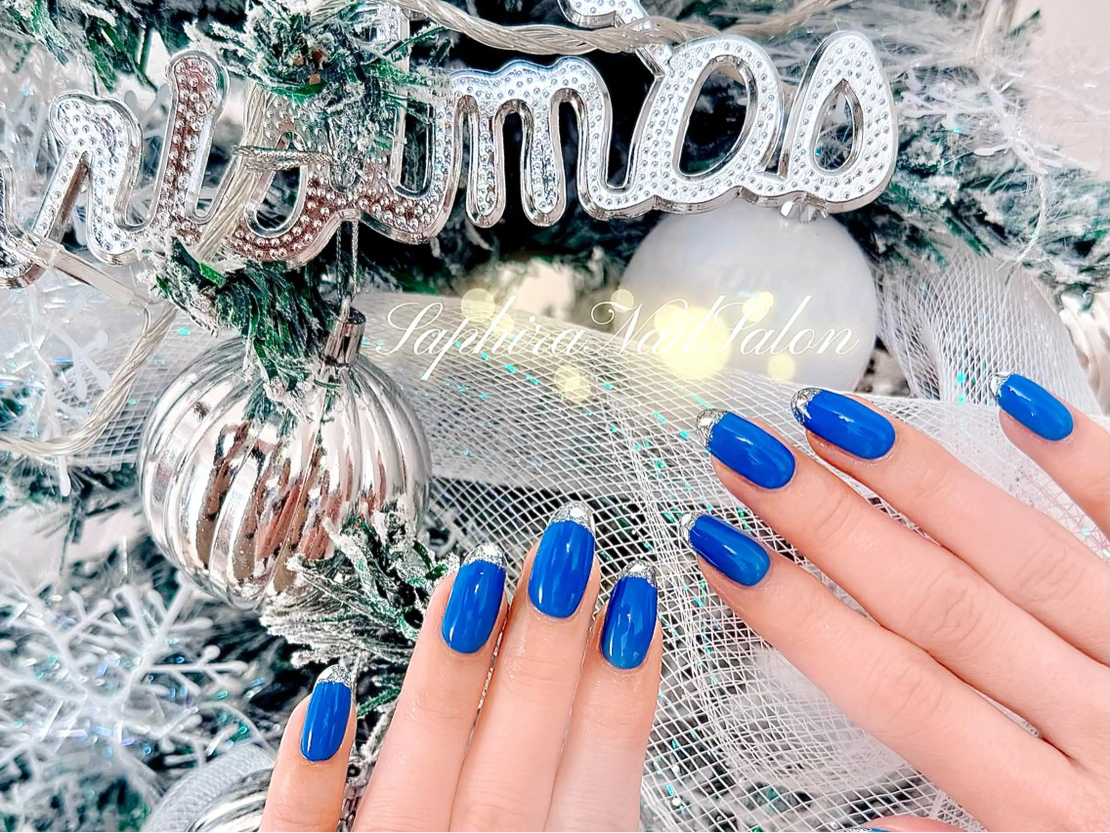 カラー ハンドネイル Saphiraネイル サロン錦糸町のネイルデザイン