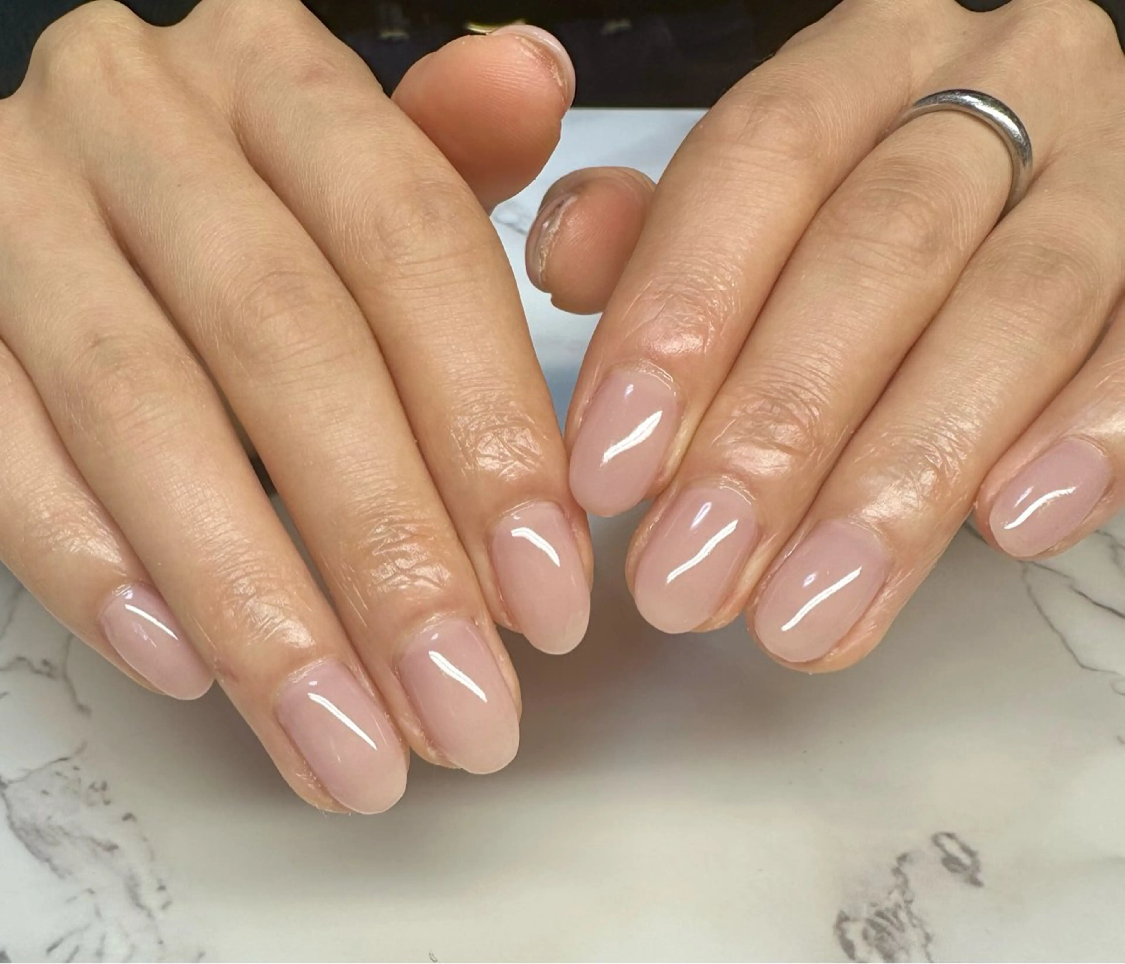 ネイル アニマル柄 フレンチネイル ハロウィン キラキラネイル マグネットネイル M.N_ nailのネイルデザイン