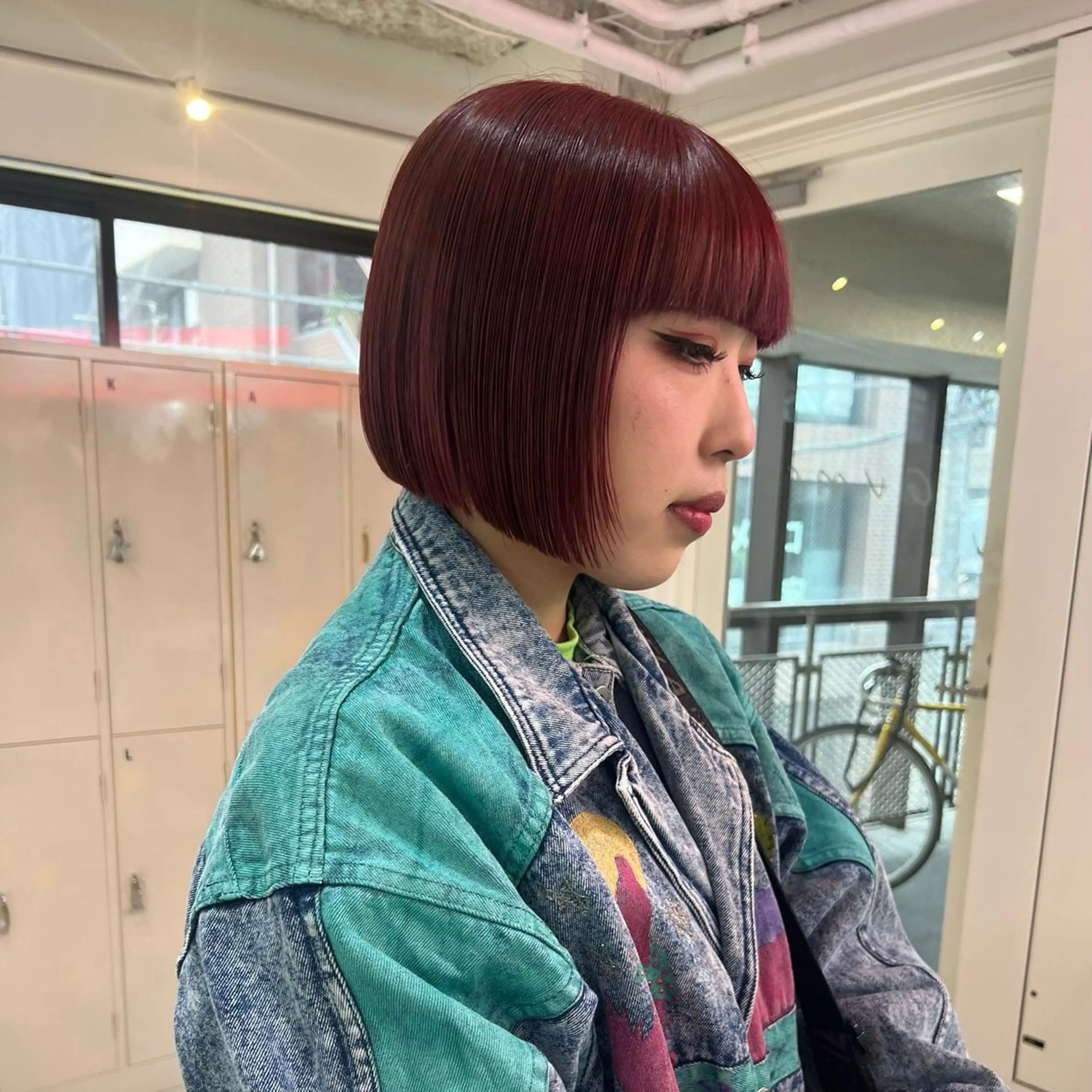 カラー ハイトーン艶カラー 💎あやめ🎀のヘアスタイル