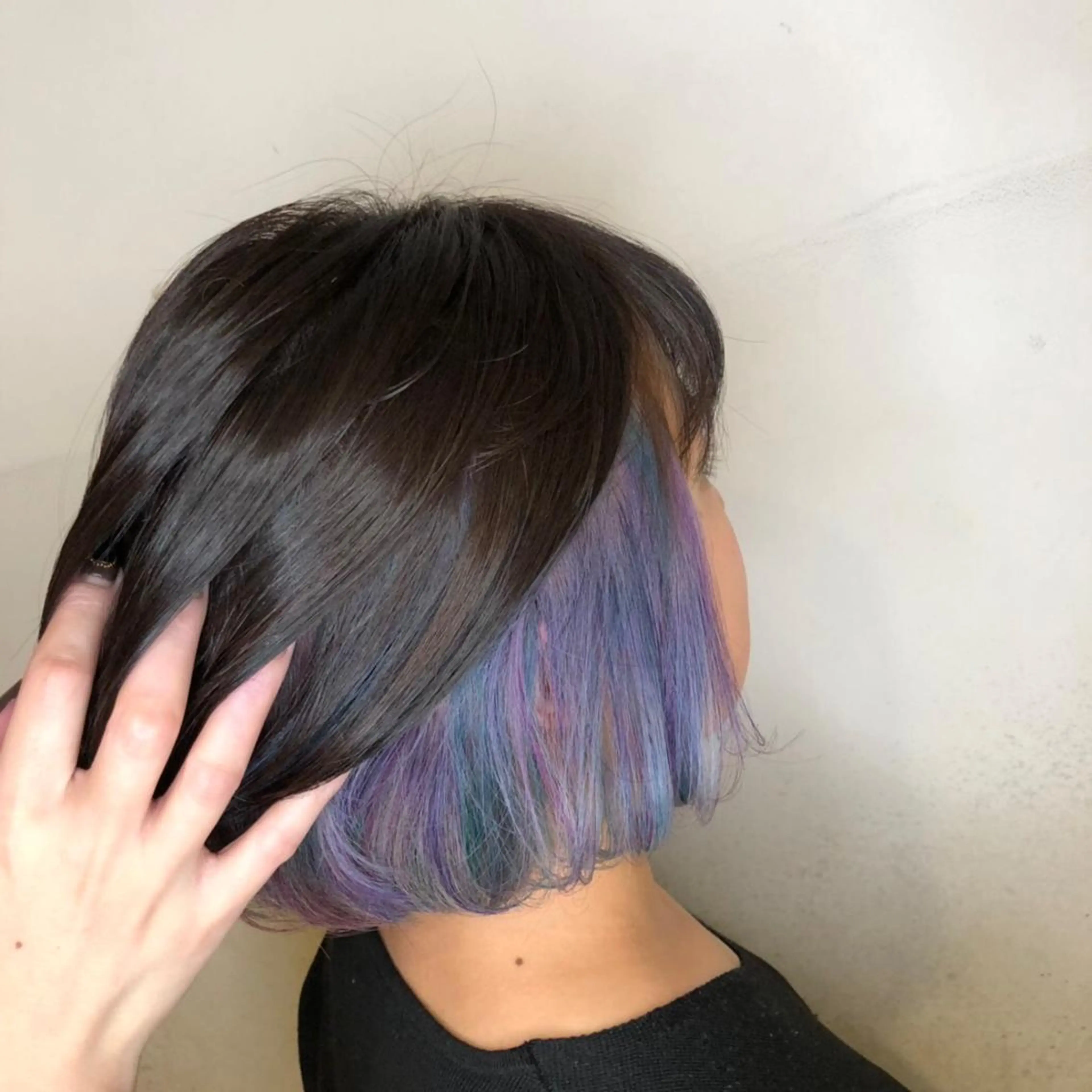 ショート カラー ブリーチ インナーカラー ピンクカラー ユニコーンカラー カット ヘアカラー パーマ 縮毛矯正 トリートメント 吉村 絢乃のヘアスタイル