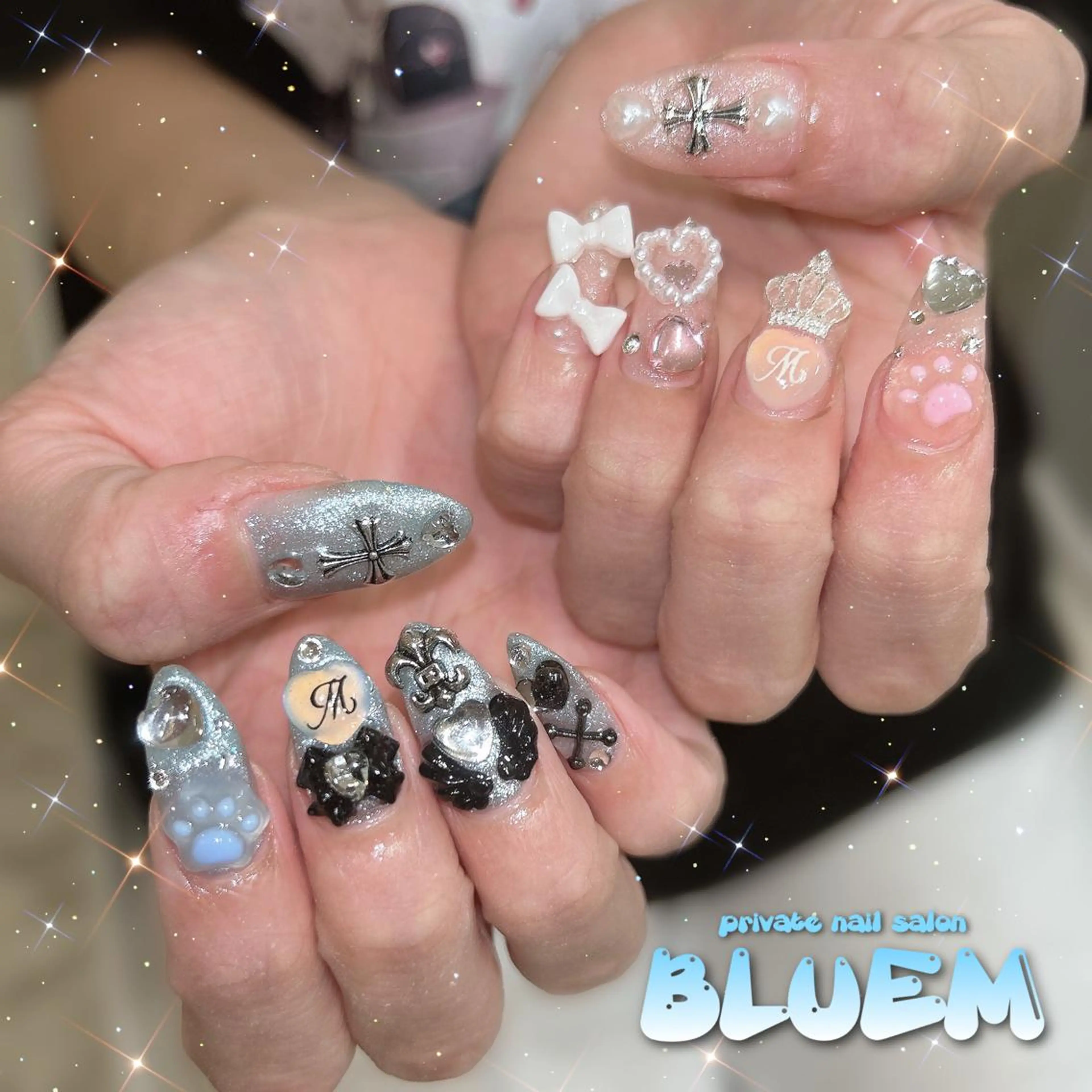 ネイル ハンドネイル BLUEM なな🐶のネイルデザイン