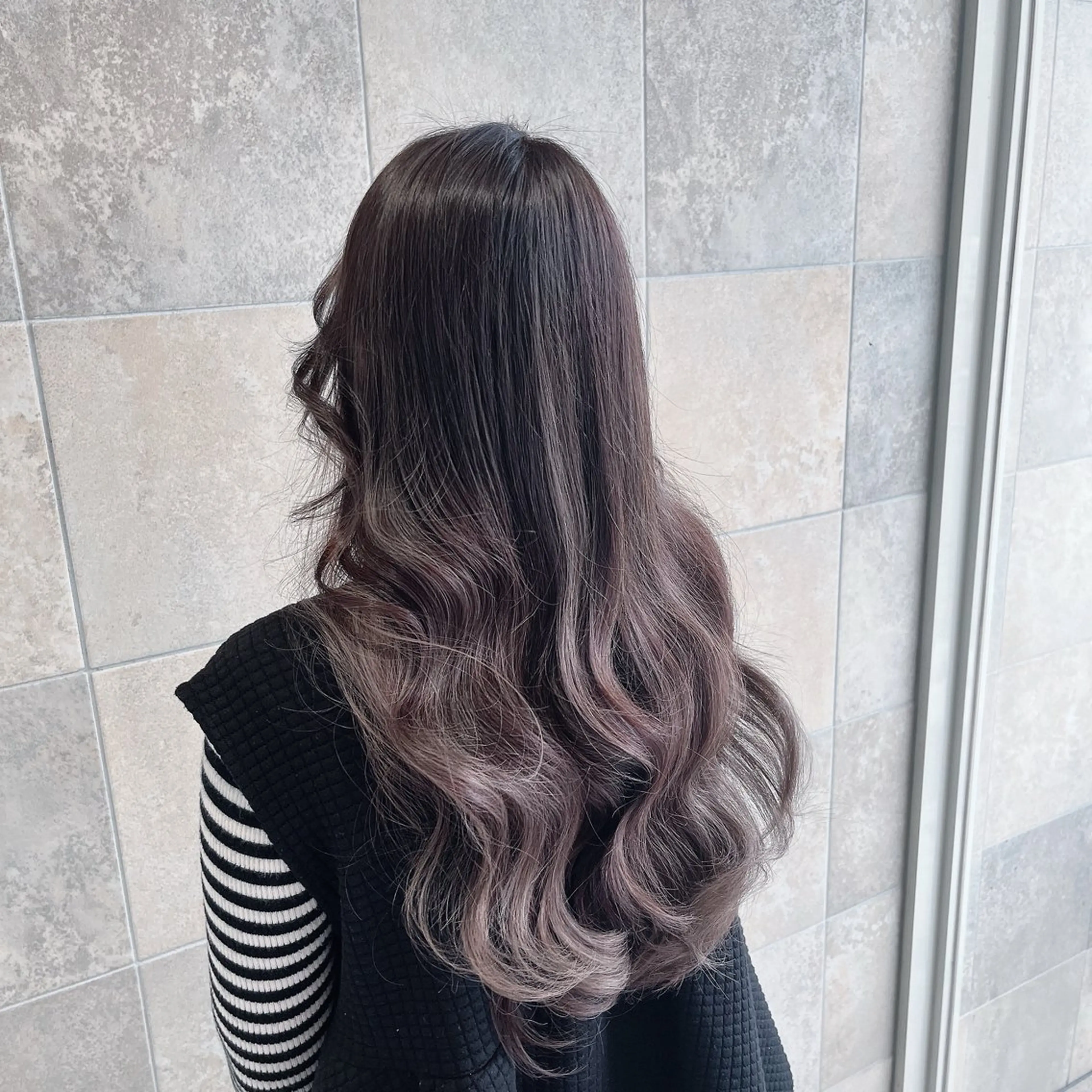 ロング カラー カット ヘアカラー 東出 レイ🕊のヘアスタイル