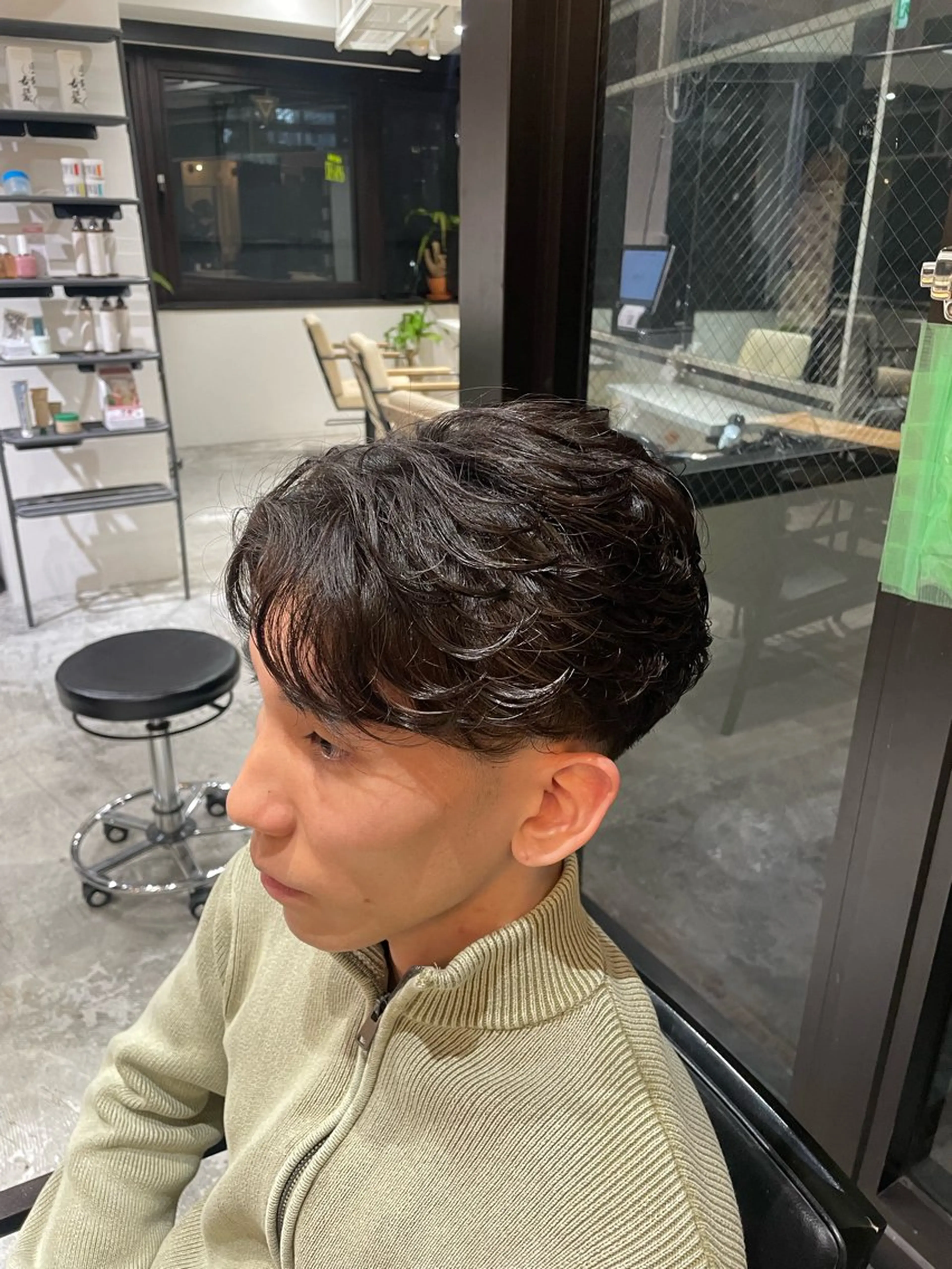 ショート ショートヘア メンズパーマ梅田 ・川副史晶のヘアスタイル