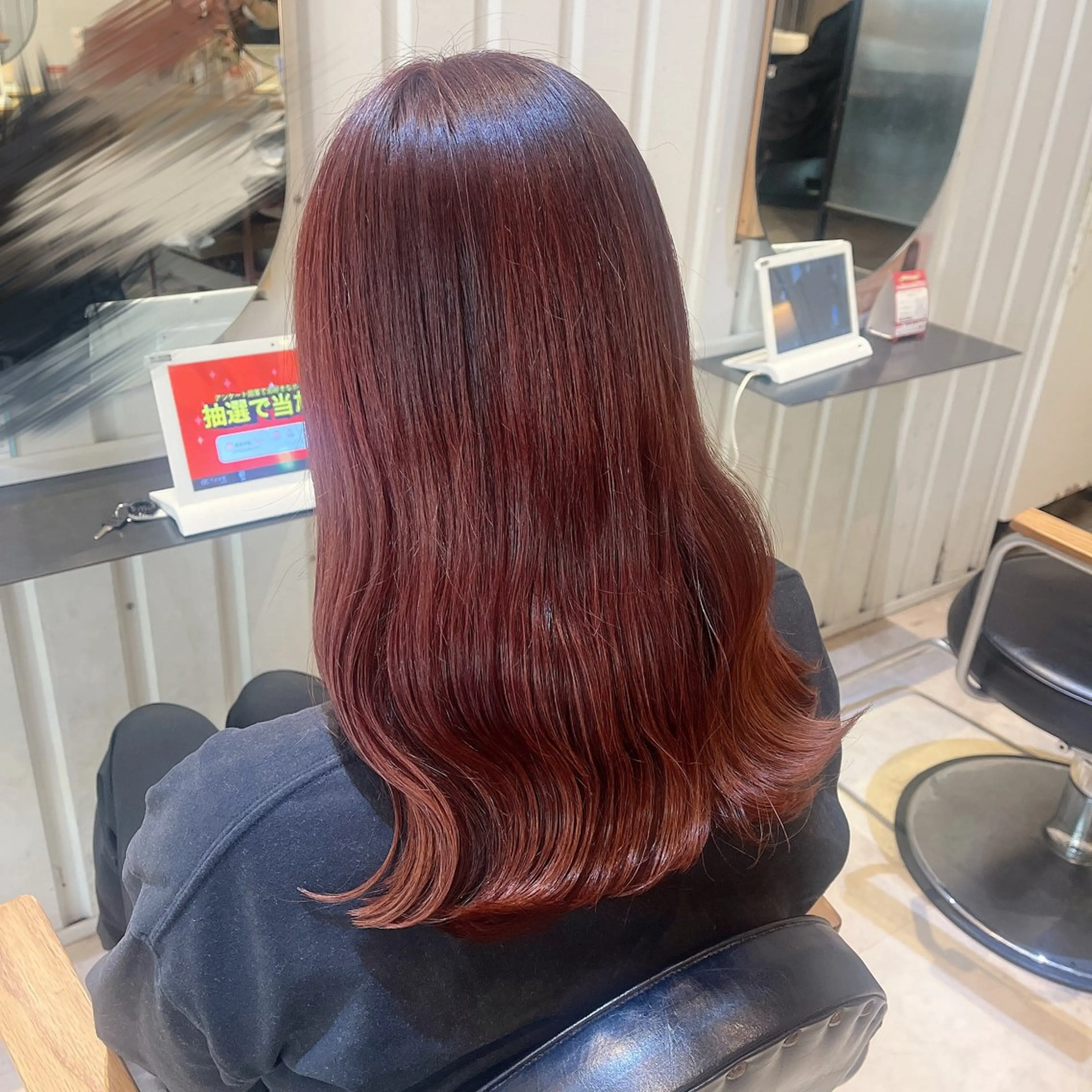 ミディアム カラー カット ヘアカラー トリートメント 🌷お洒落推しカラー moe🐰🌷のヘアスタイル