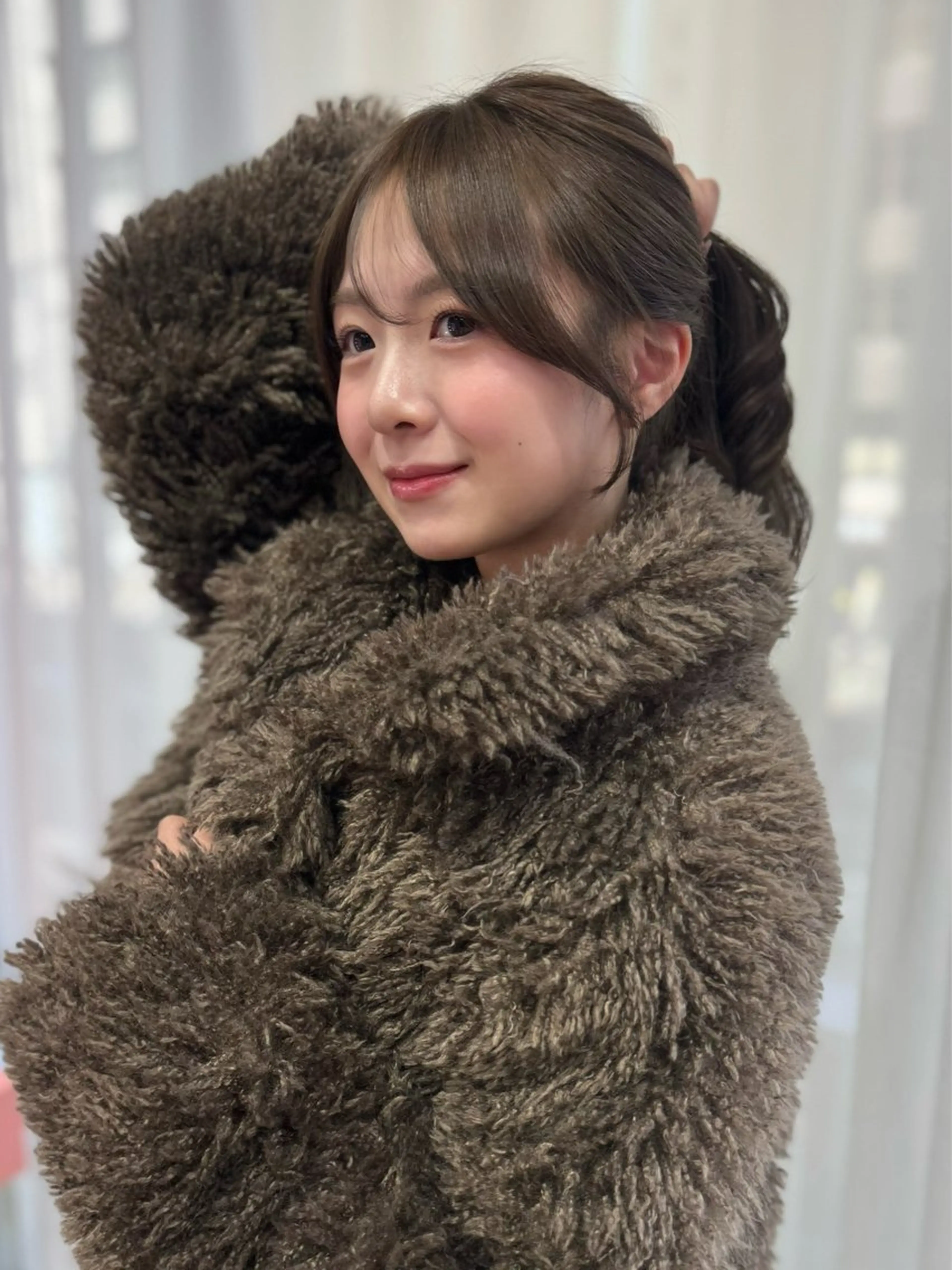 ロング カット 顔周り/透明感カラー REINA𓍯のヘアスタイル