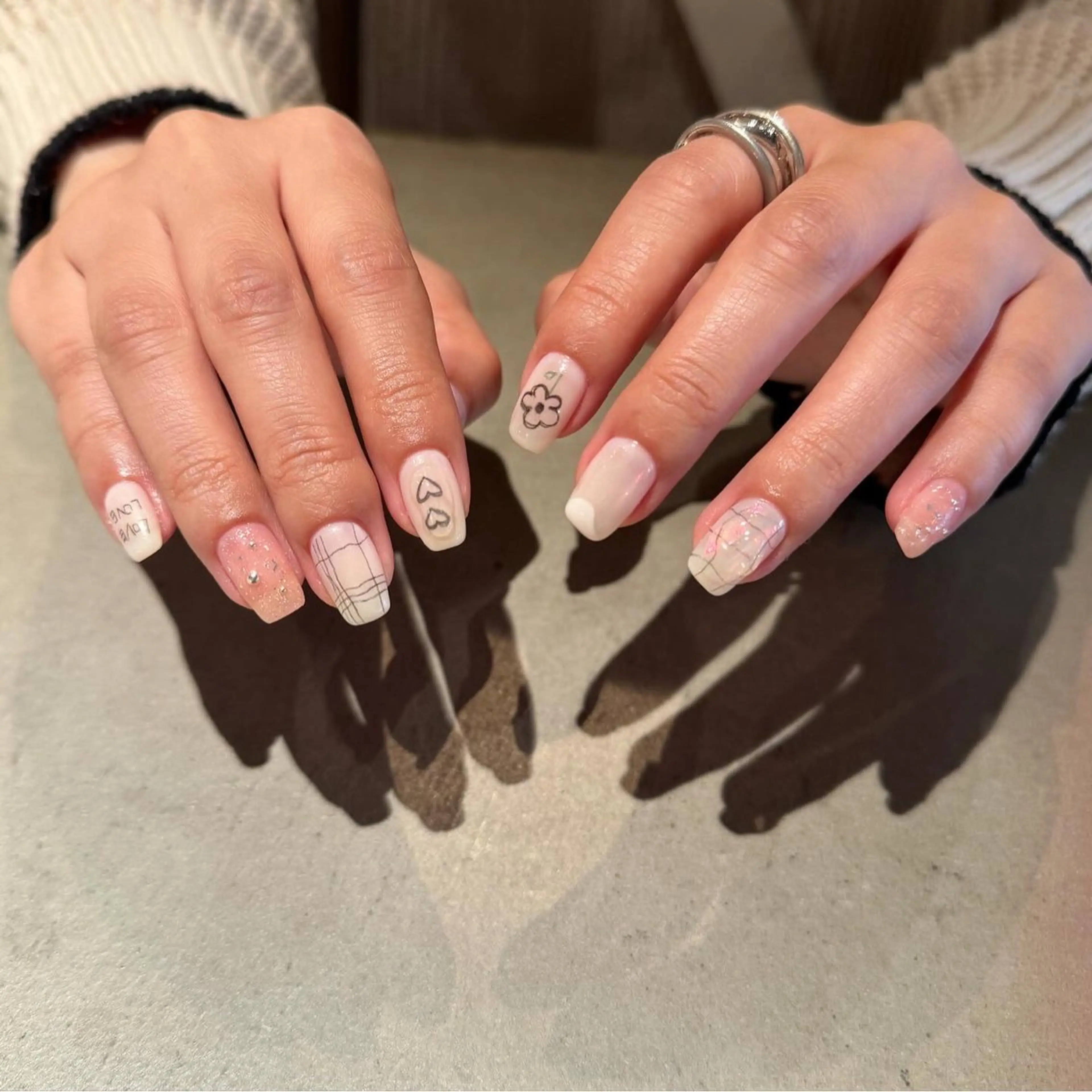 ネイル ハンドネイル にしぐち はるかのネイルデザイン