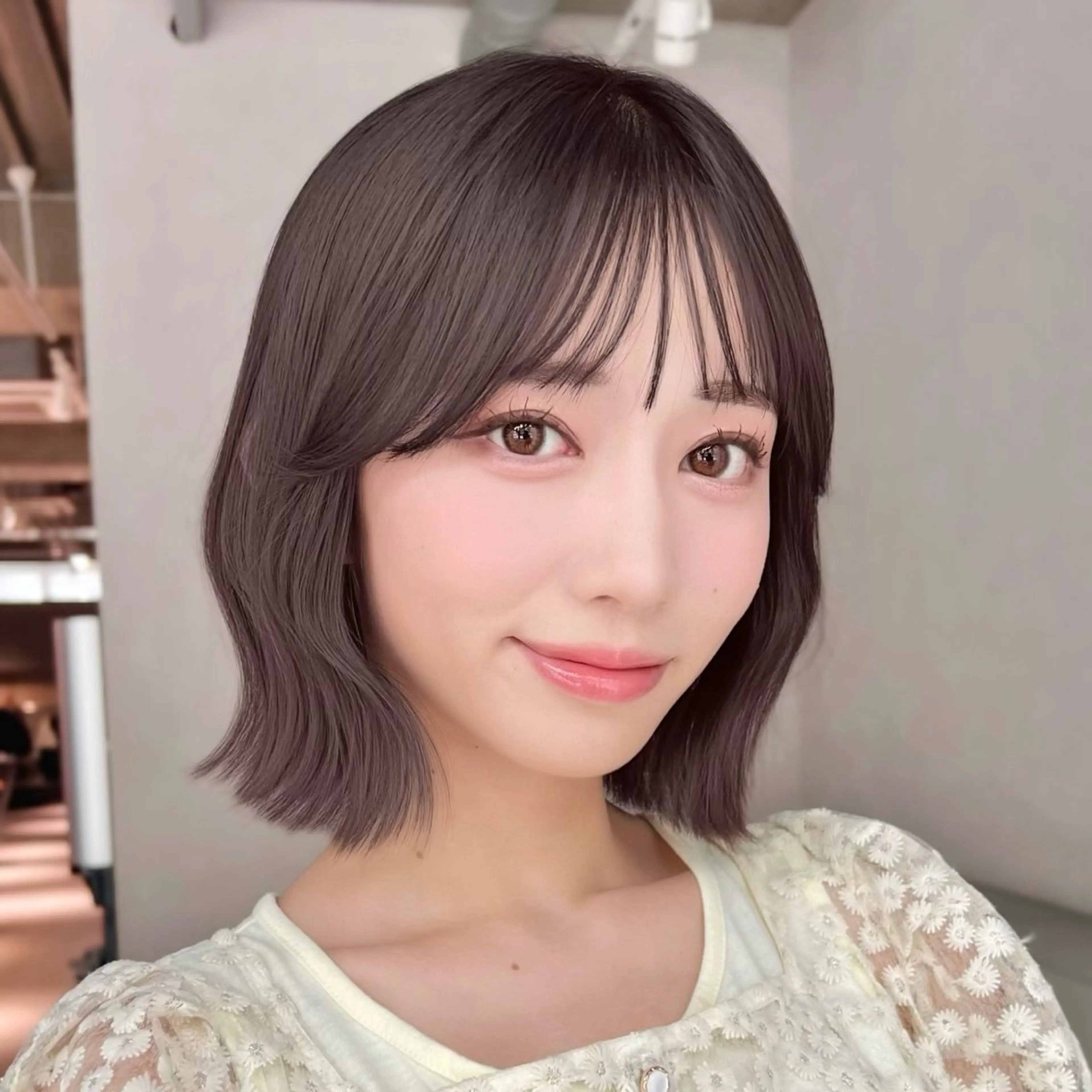 ショート ボブ くびれヘア manami/ ハッシュレイヤーのヘアスタイル
