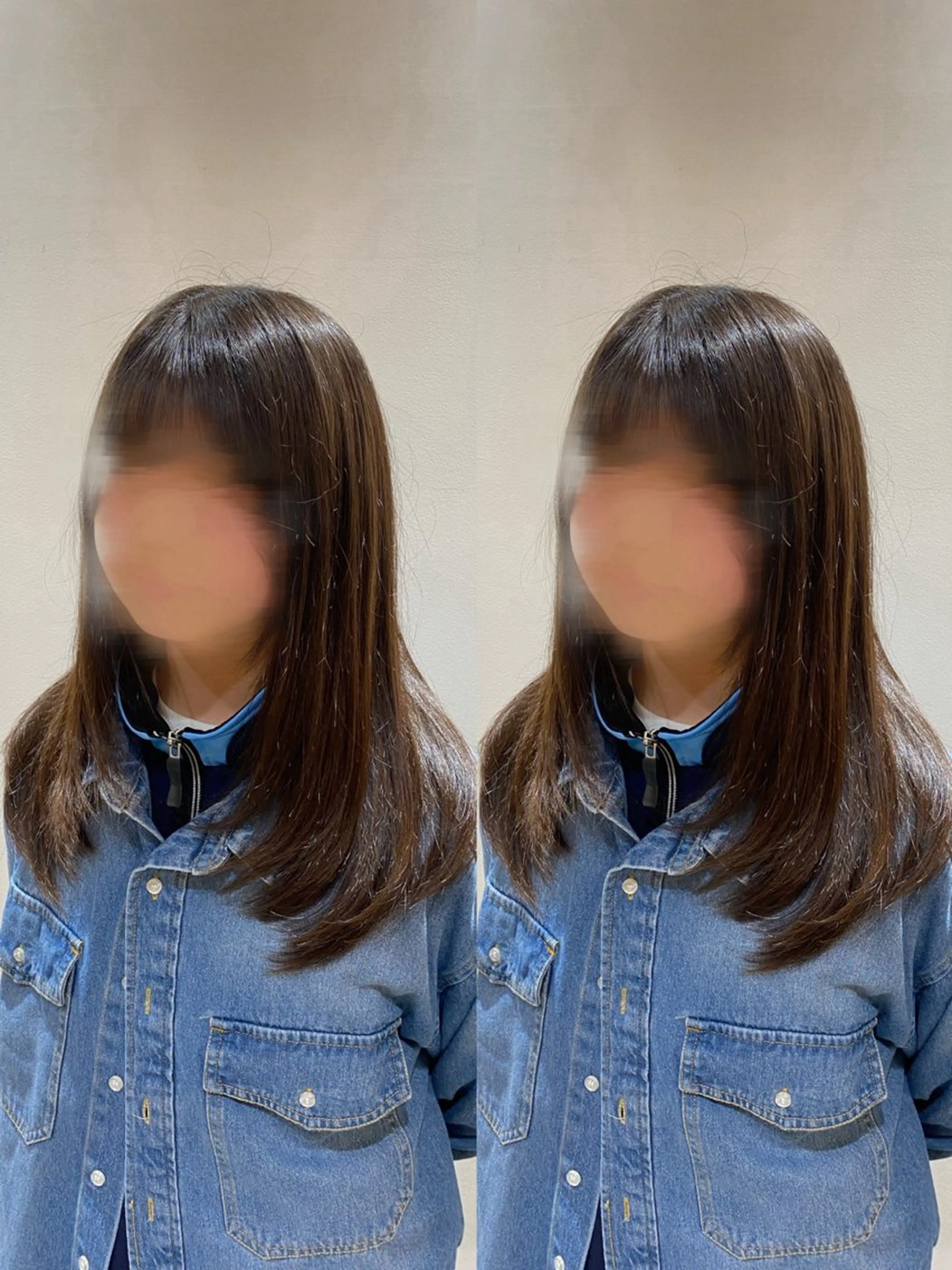 セミロング レイヤーカット ローレイヤー 🌼ホシカワ ナナカ🌼のヘアスタイル