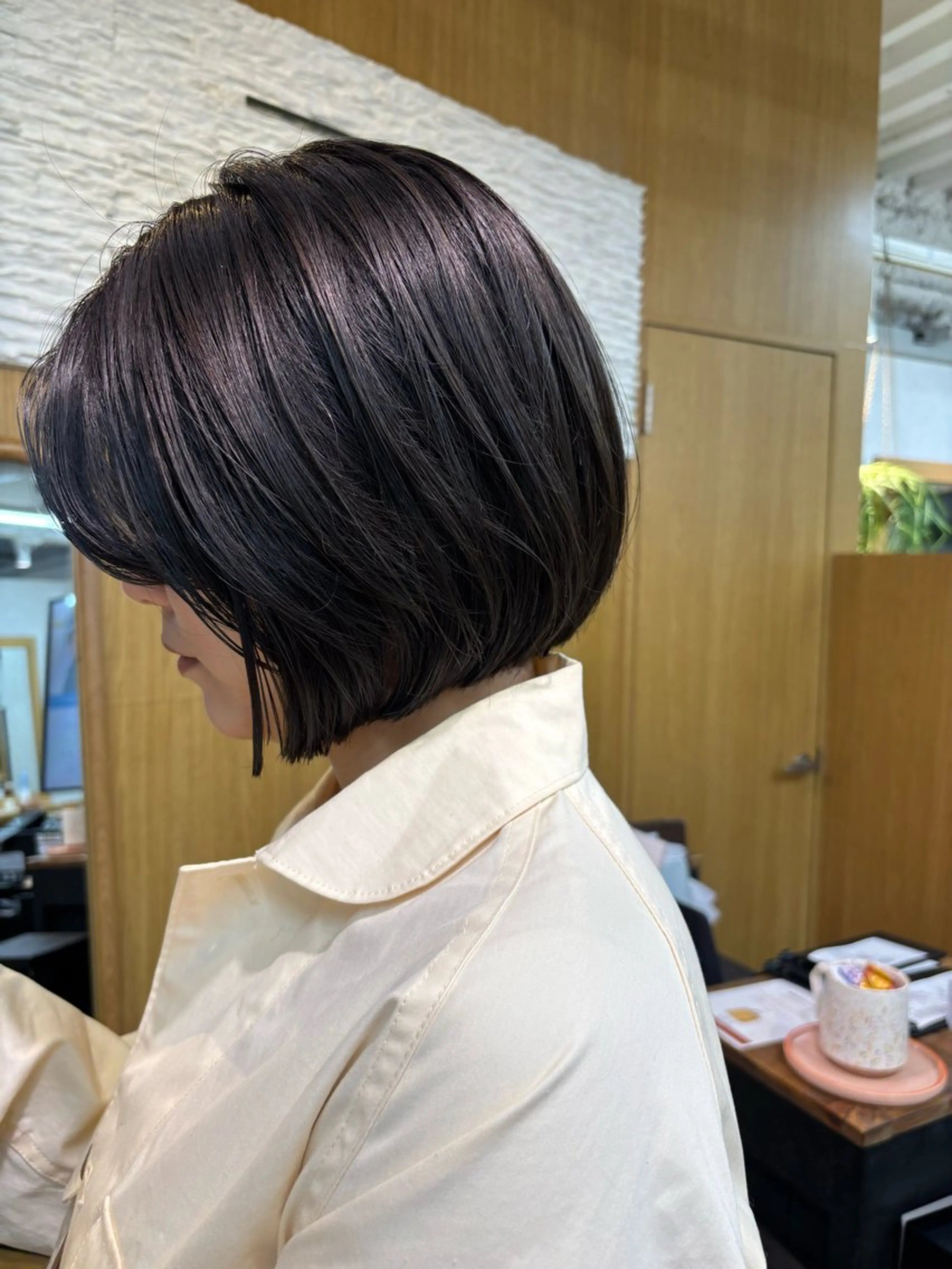 ミディアム ボブレイヤー ボブ レイヤーカット カット ヘッドスパ ボブ/ミディアム 親しみやすさ/さくらのヘアスタイル