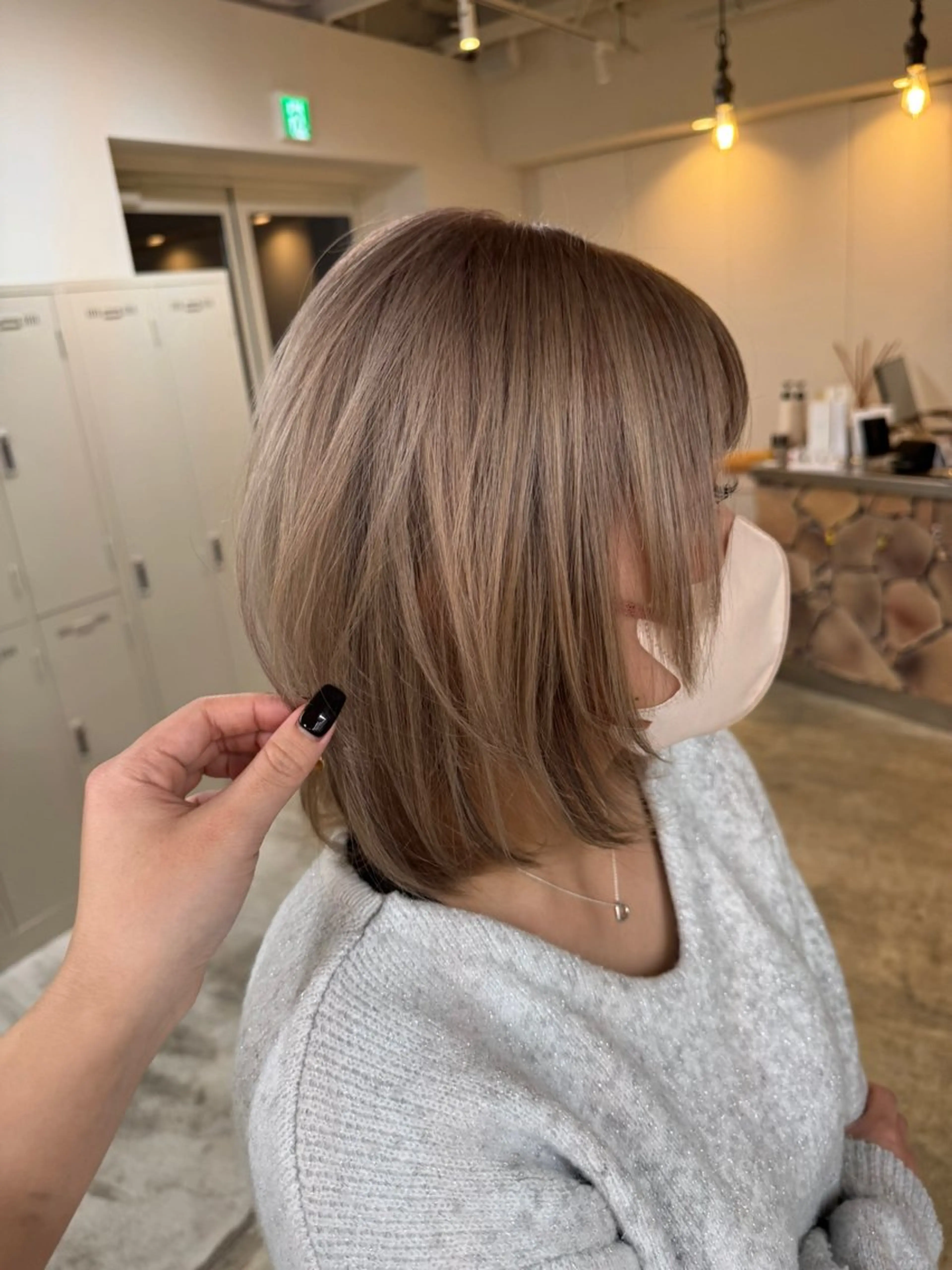 ミディアム カラー ヘアカラー fand / HINAのヘアスタイル