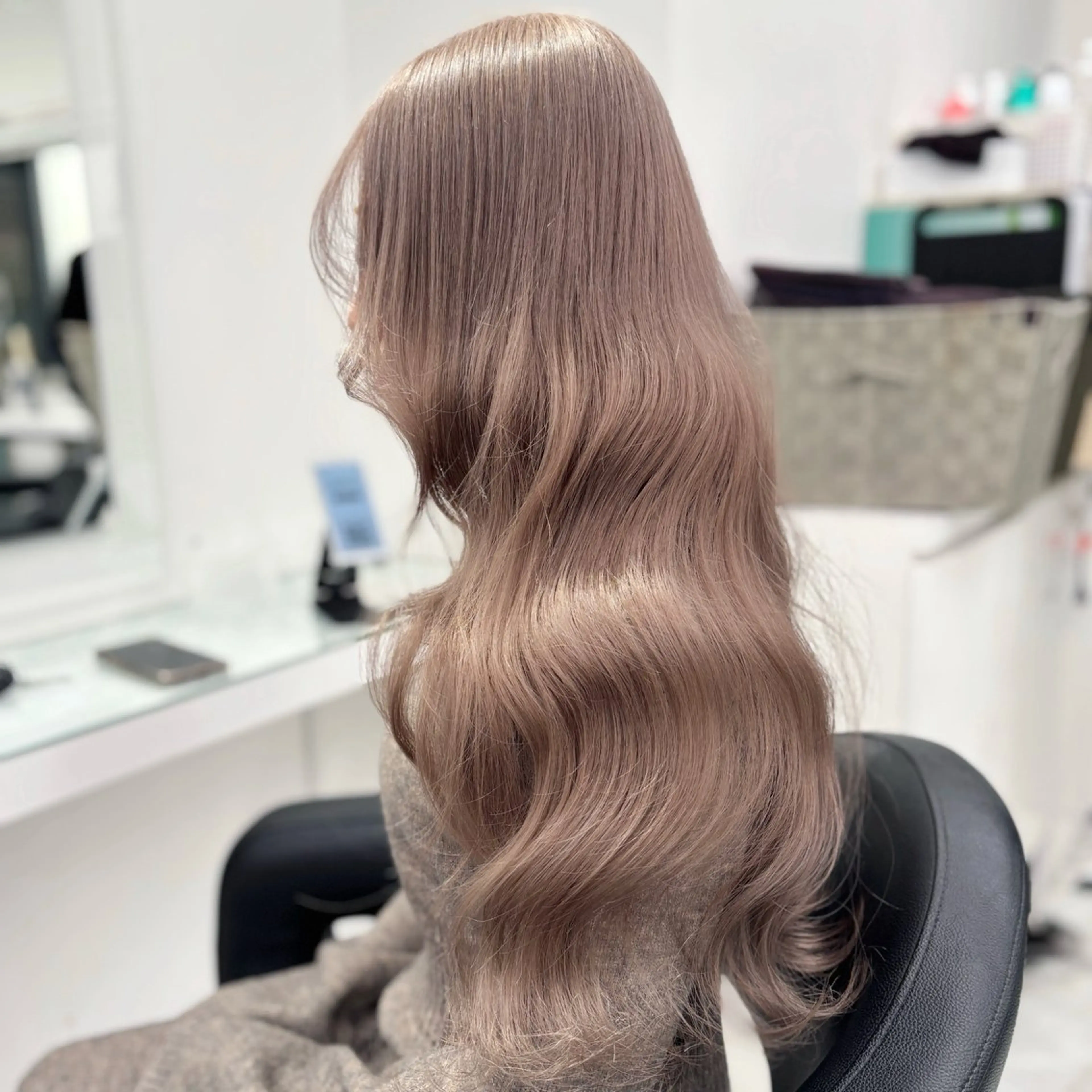 ロング カラー ヘアカラー トリートメント 💖ミルクティー💖 あかり💖のヘアスタイル