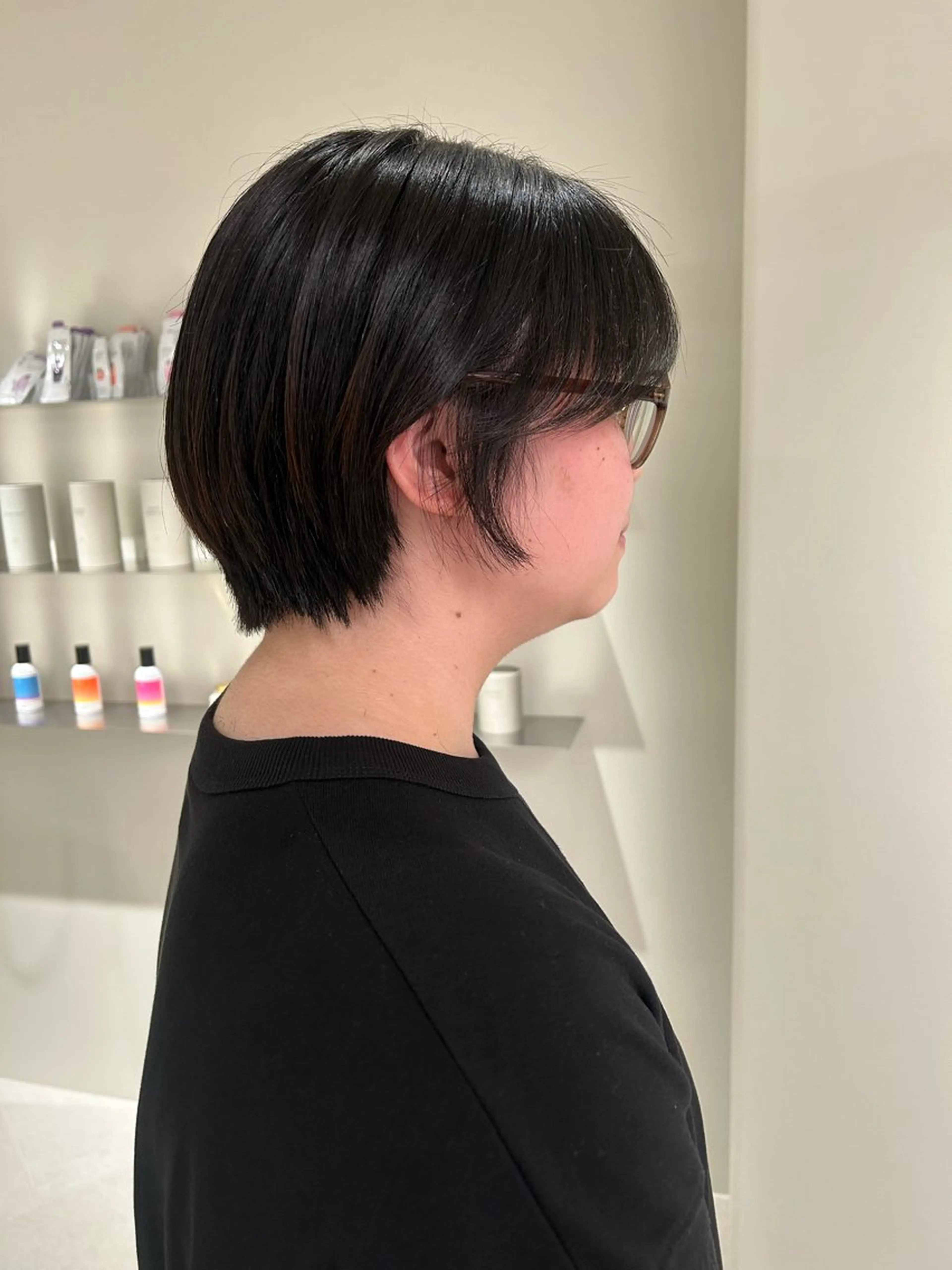 ショート 丸みショート ショートヘア keen 立川のヘアスタイル