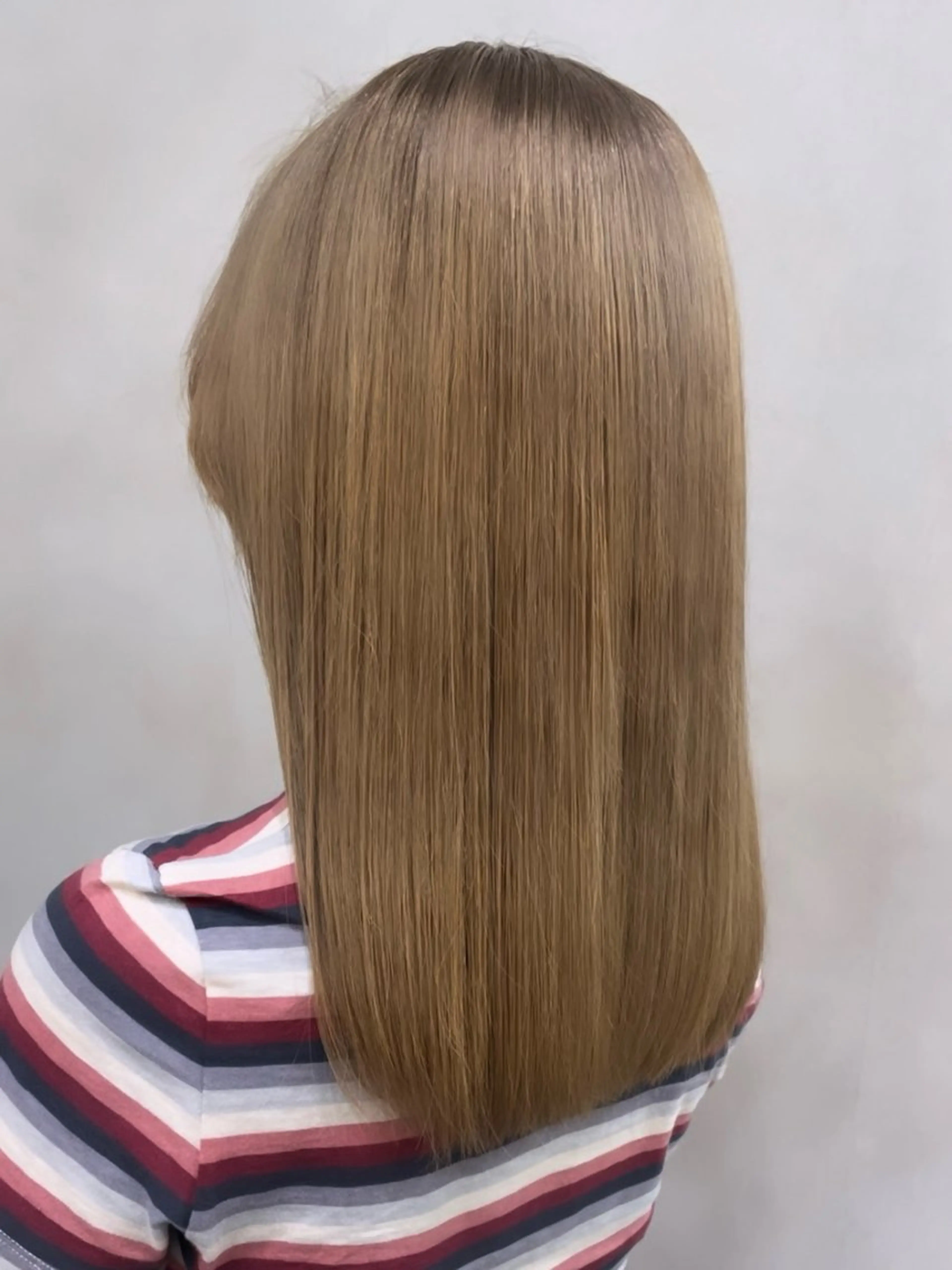 ロング カラー アッシュ ベージュカラー 武田 和子のヘアスタイル