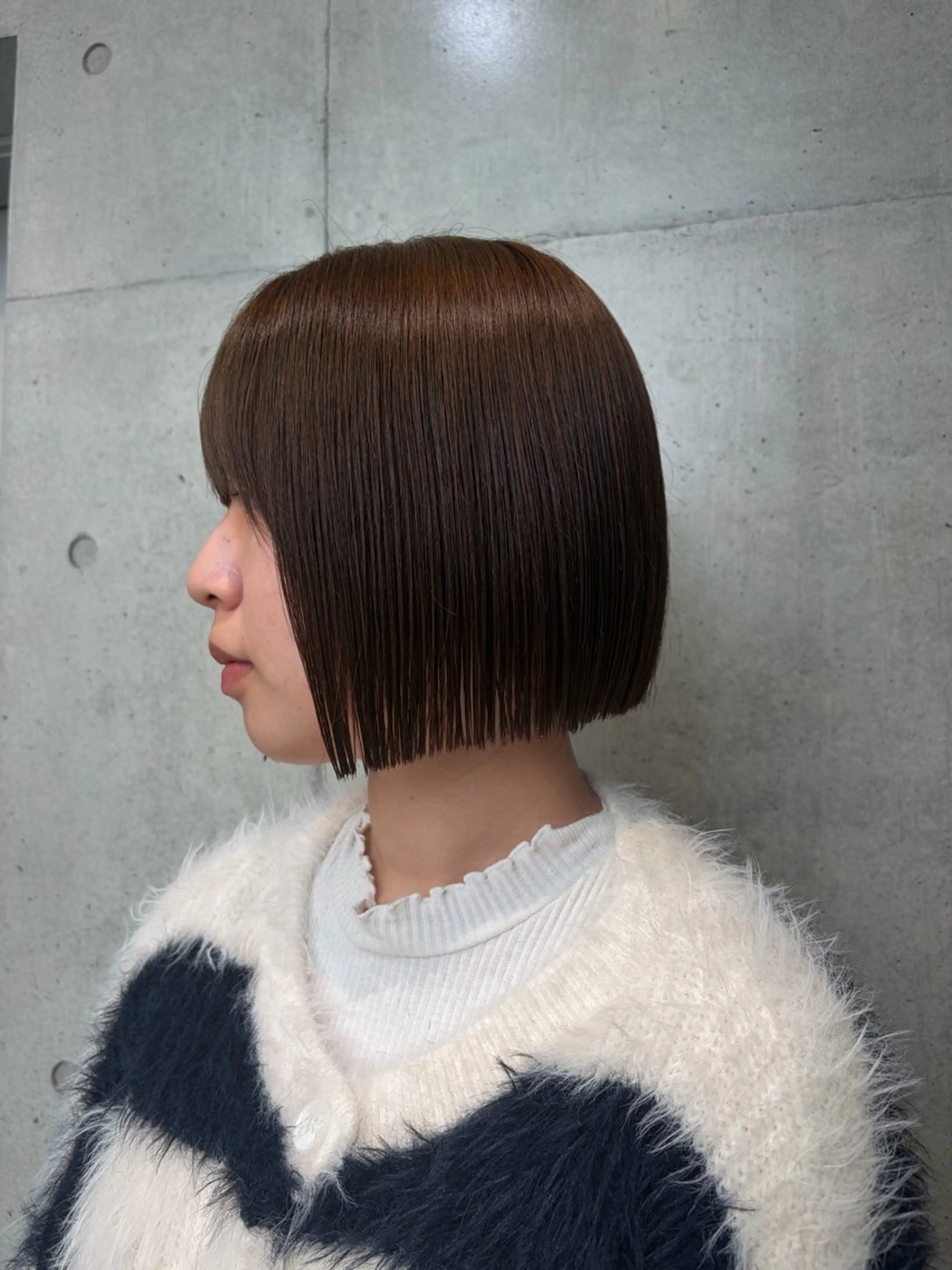 ショート カラー ヘアアレンジ カット ヘアカラー トリートメント ボブ艶モテカラー🫧 カリンのヘアスタイル