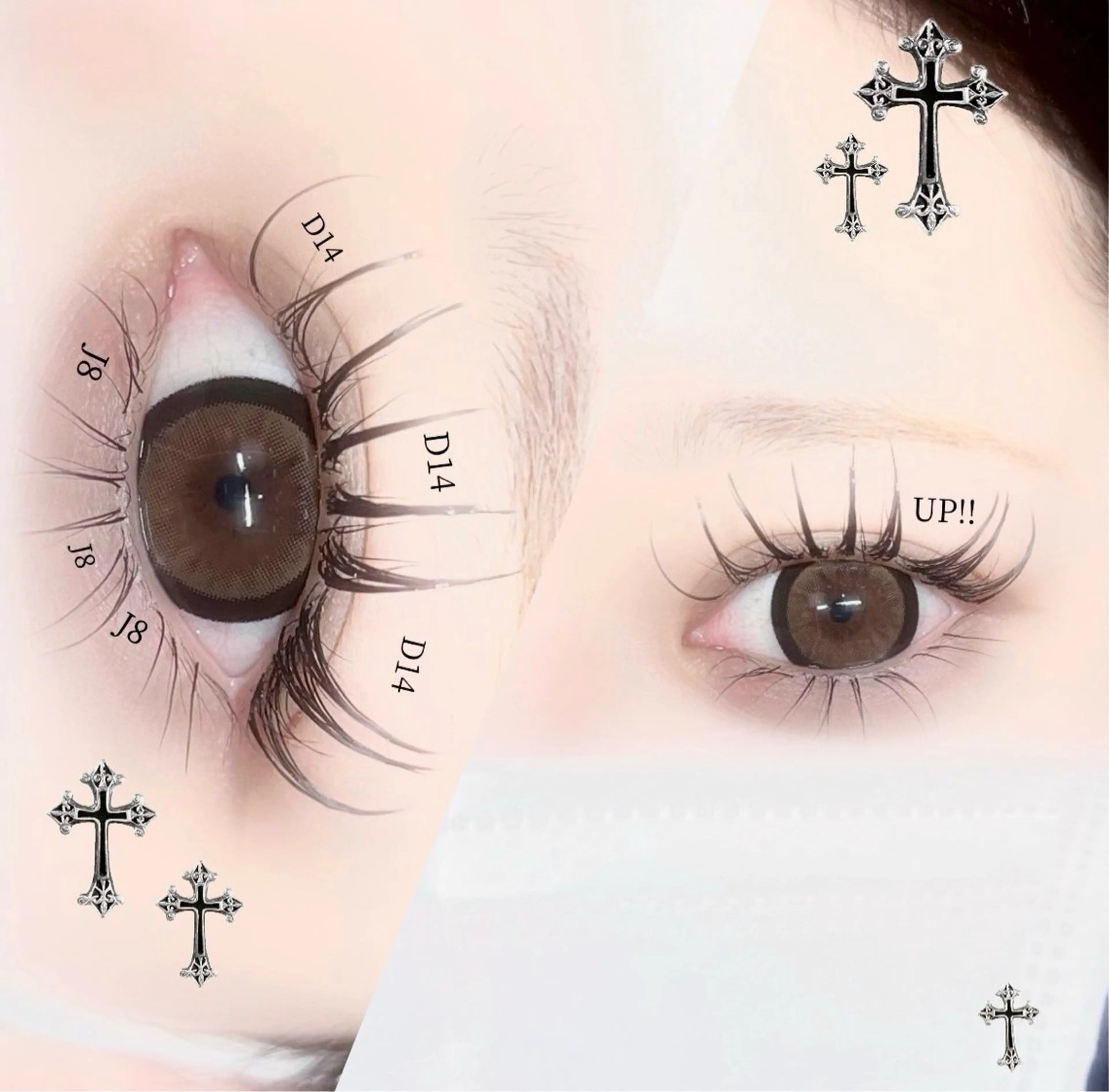 マツエク・マツパ 小池 芽彩のマツエク・マツパデザイン