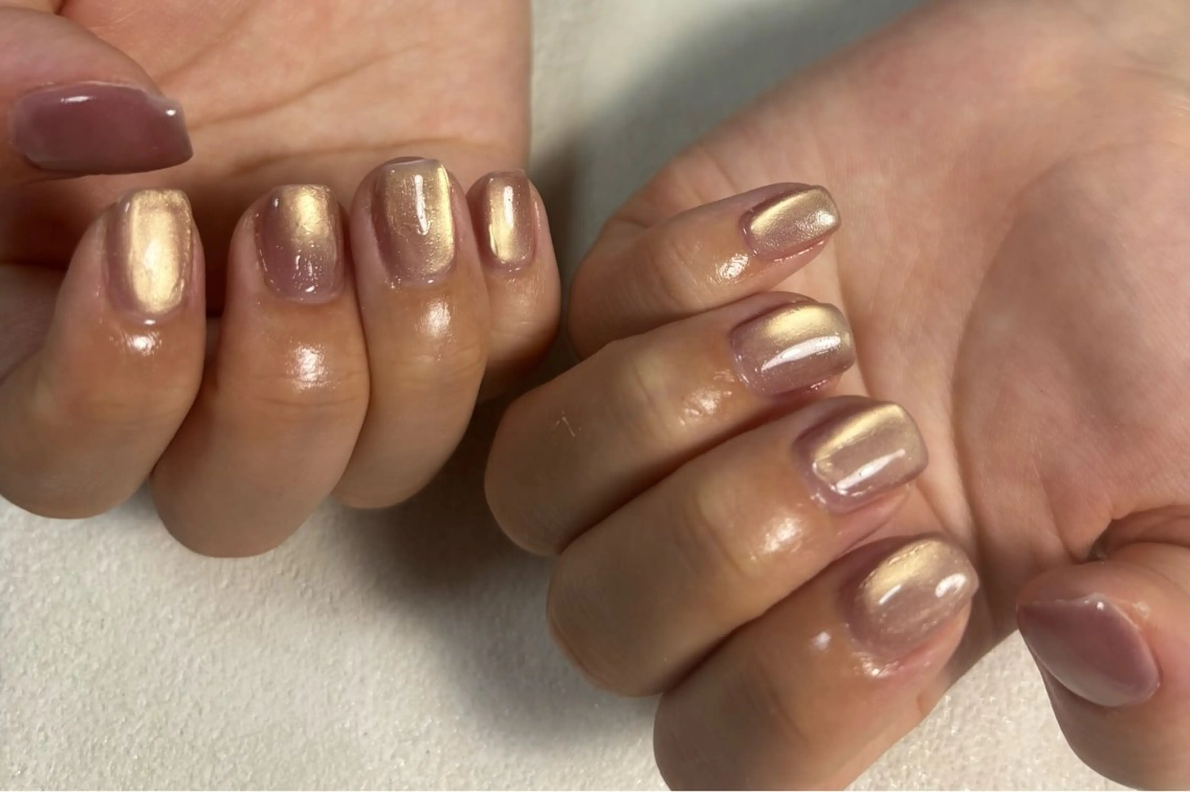 ネイル オーロラネイル 桜ネイル フラワーネイル フットネイル フレンチネイル ハンドネイル kiki nail たまプラーザのネイルデザイン