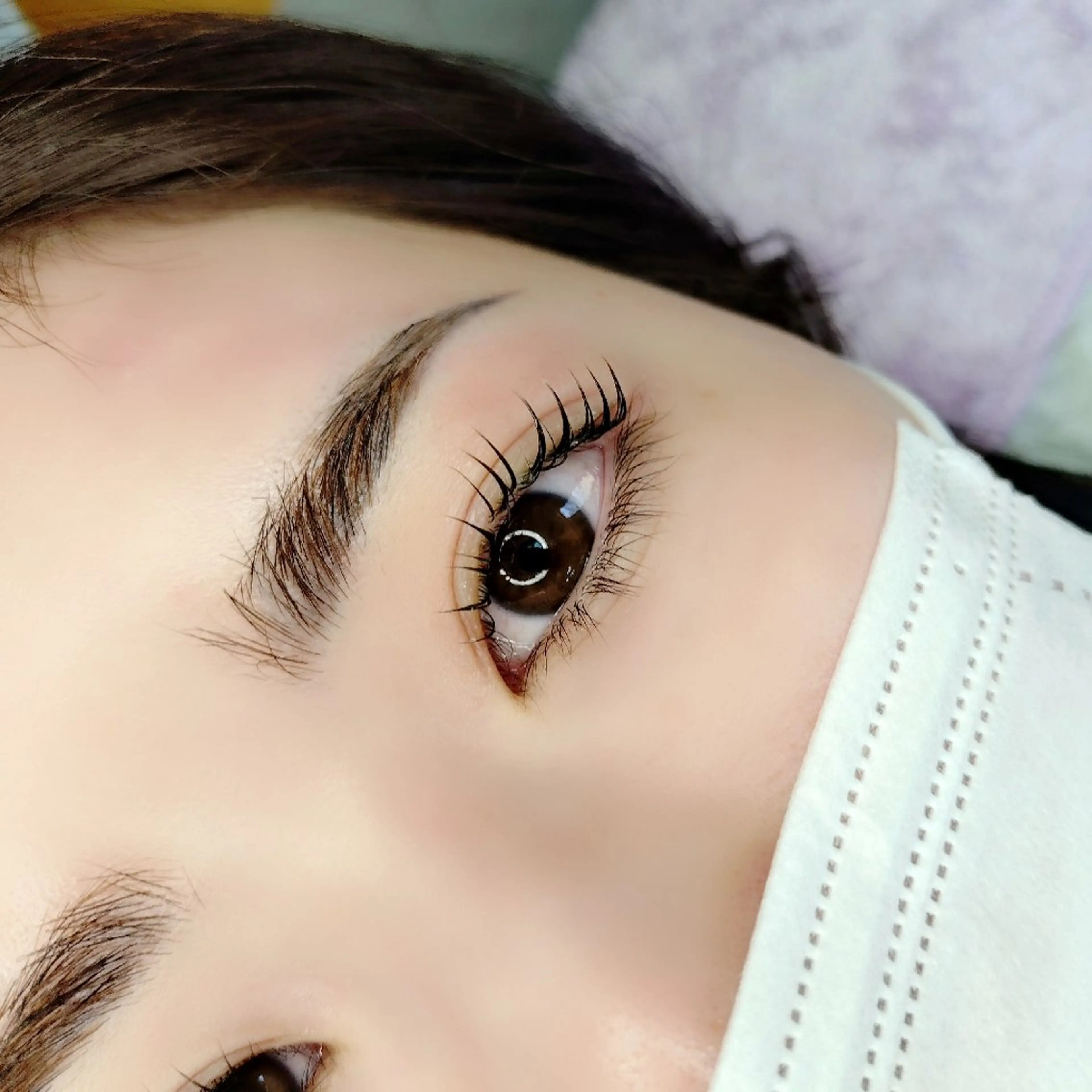 マツエク・マツパ ナチュラル 一重×まつ毛パーマ マツパ maison calmeのマツエク・マツパデザイン