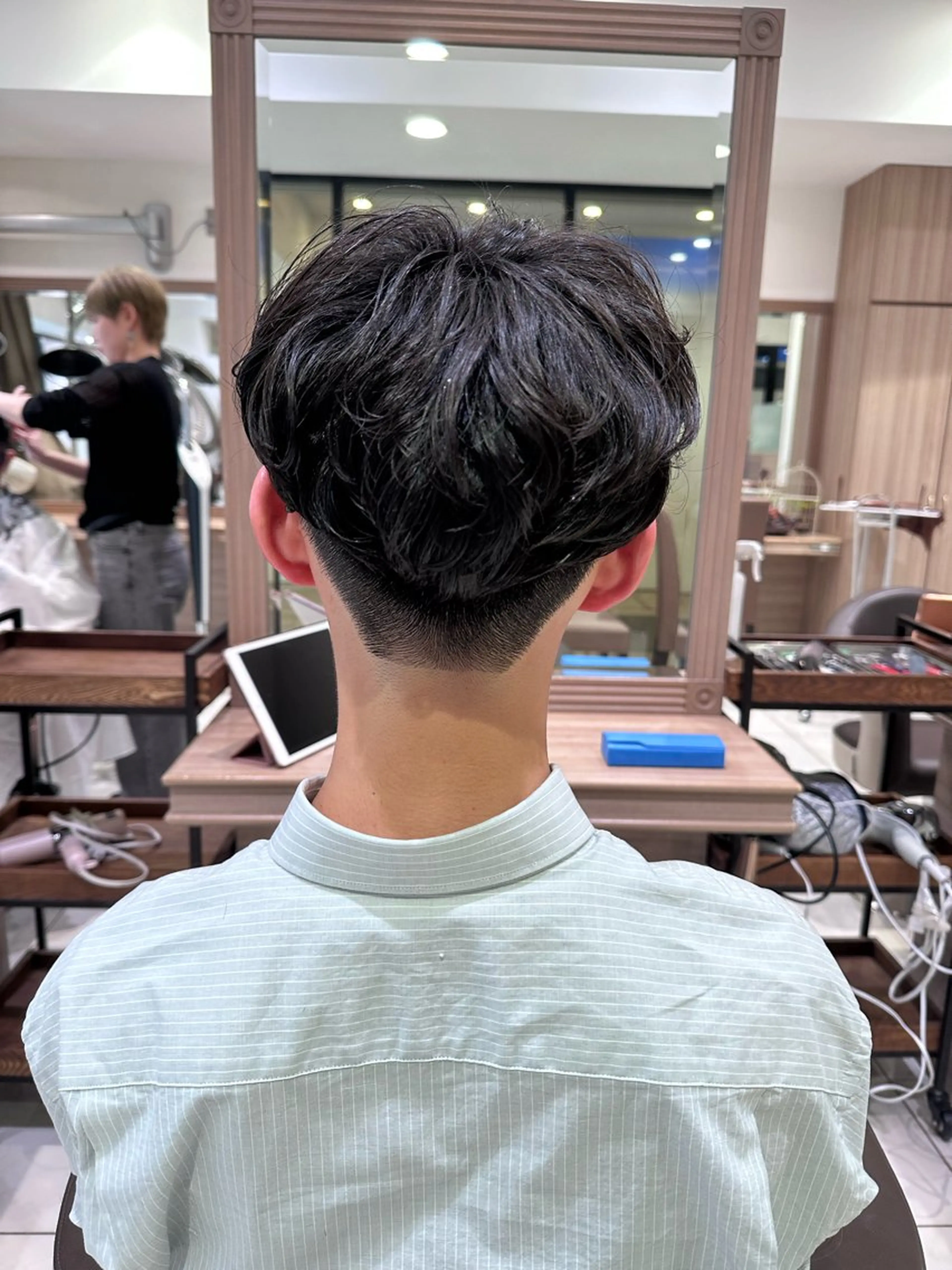 カット+メンズパーマ（ベーシックパーマ）※施術時間2時間前後 部分パーマも可◎の写真