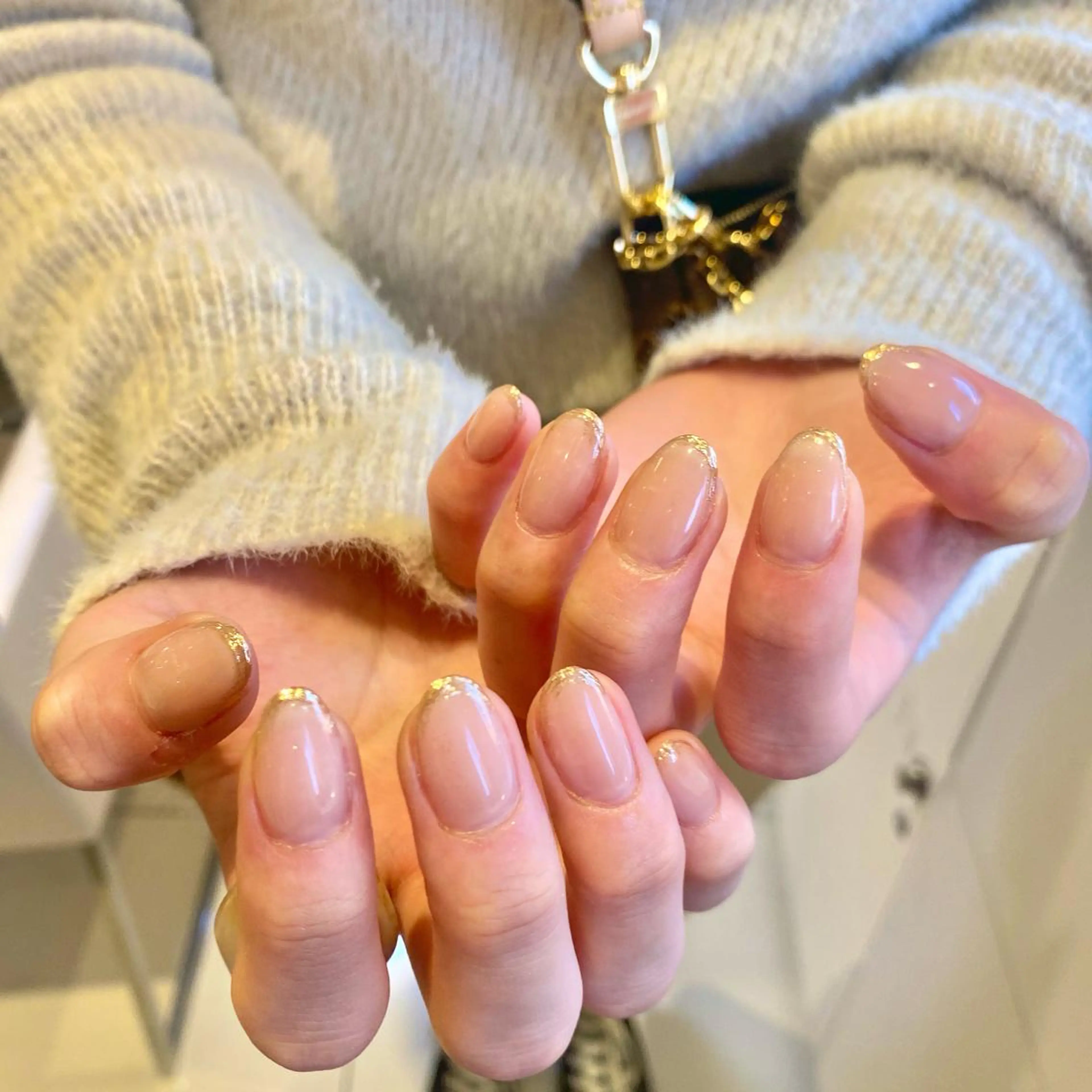 ネイル フレンチネイル ミラーネイル オフィスネイル ハンドネイル NailAVANCE miyuのネイルデザイン