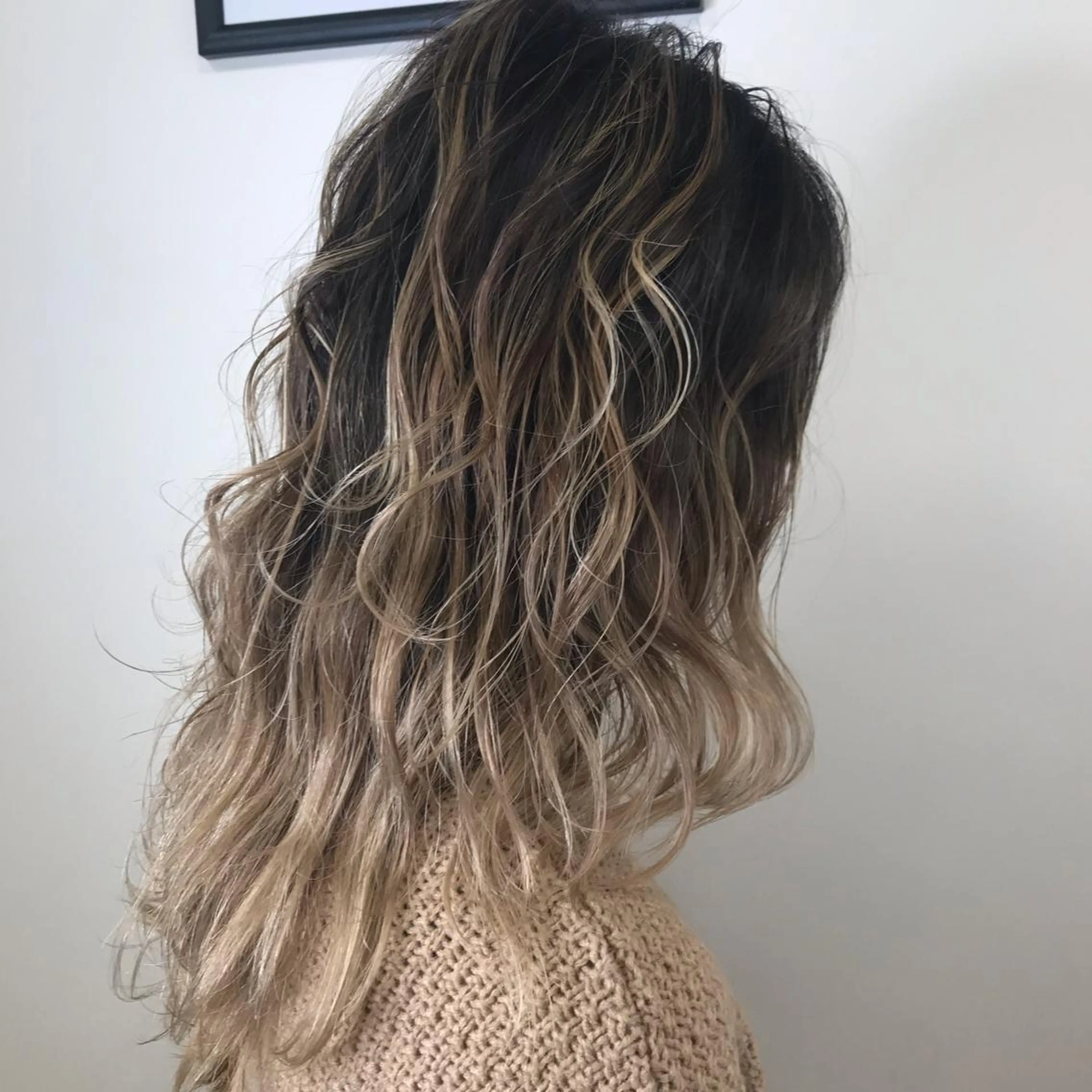 セミロング カラー カット ヘアカラー トリートメント Lien 深井店のヘアスタイル