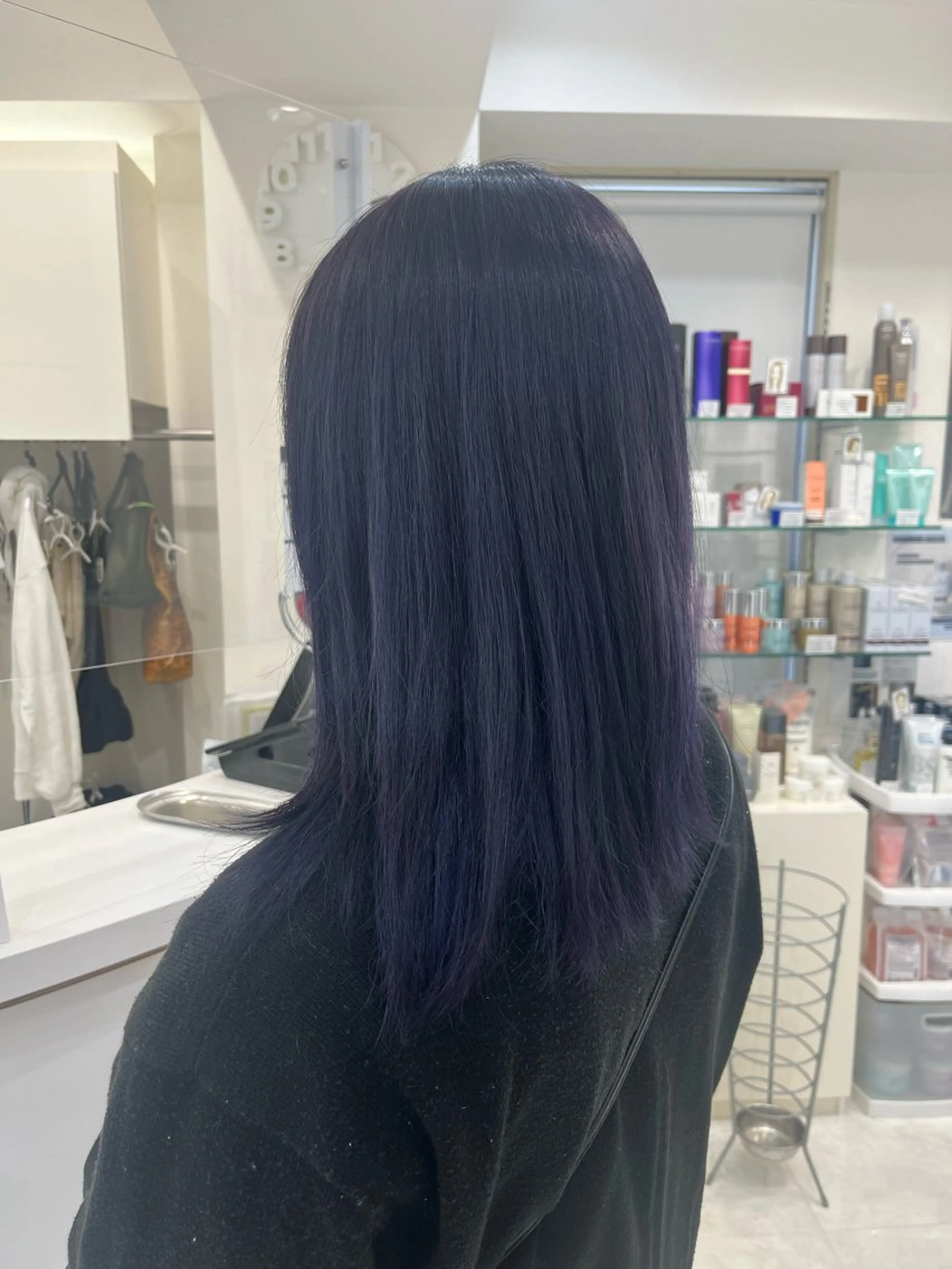 ロング カラー ブリーチ ラベンダーカラー カット ヘアカラー 山森 大地のヘアスタイル