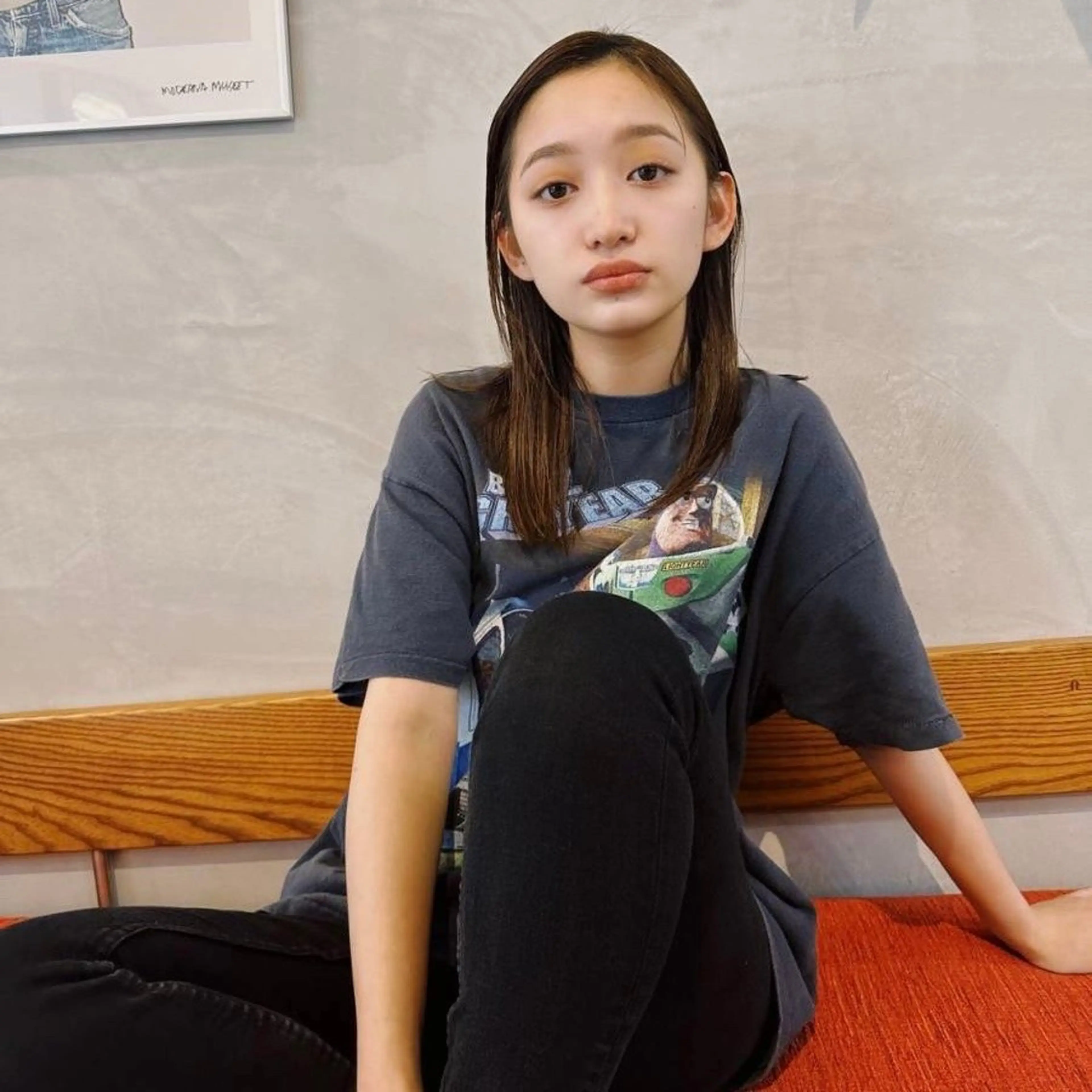 ミディアム モモセ ユメトのヘアスタイル