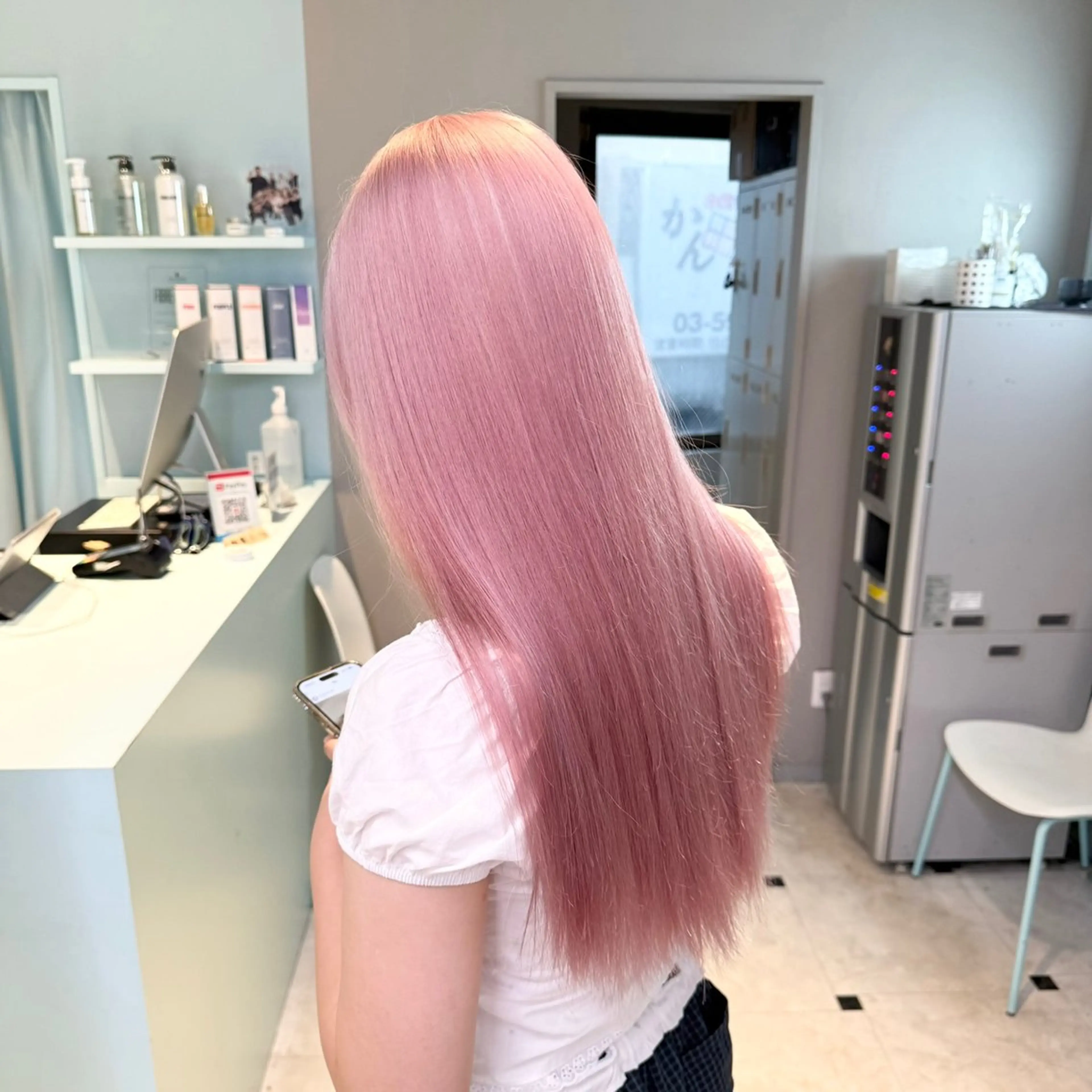 ロング カラー ハイトーン/韓国 レイヤー/るか🎀のヘアスタイル