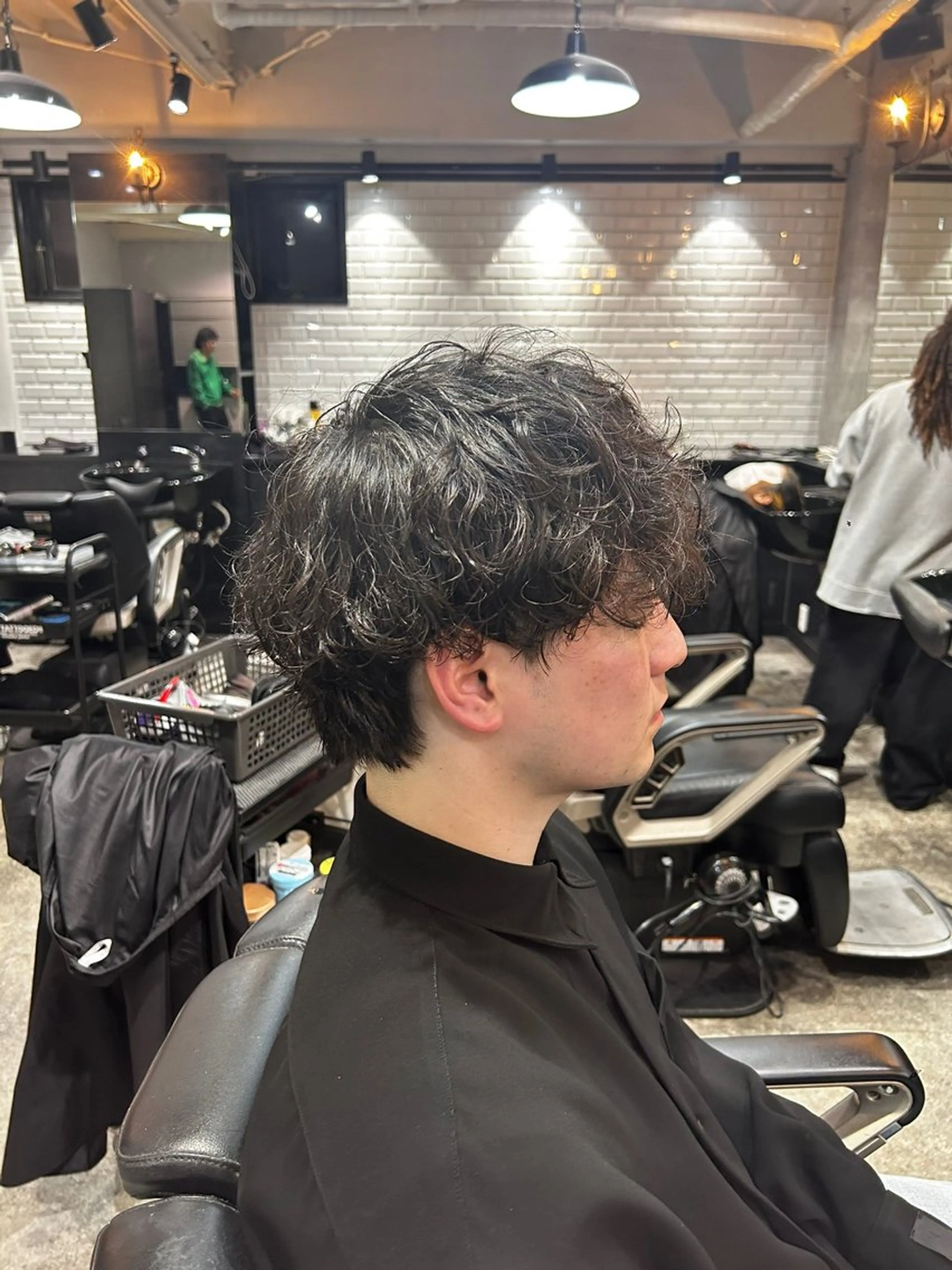 パーマ メンズ メンズパーマ カット パーマ メンズカット/ メンズパーマ/佐藤のヘアスタイル