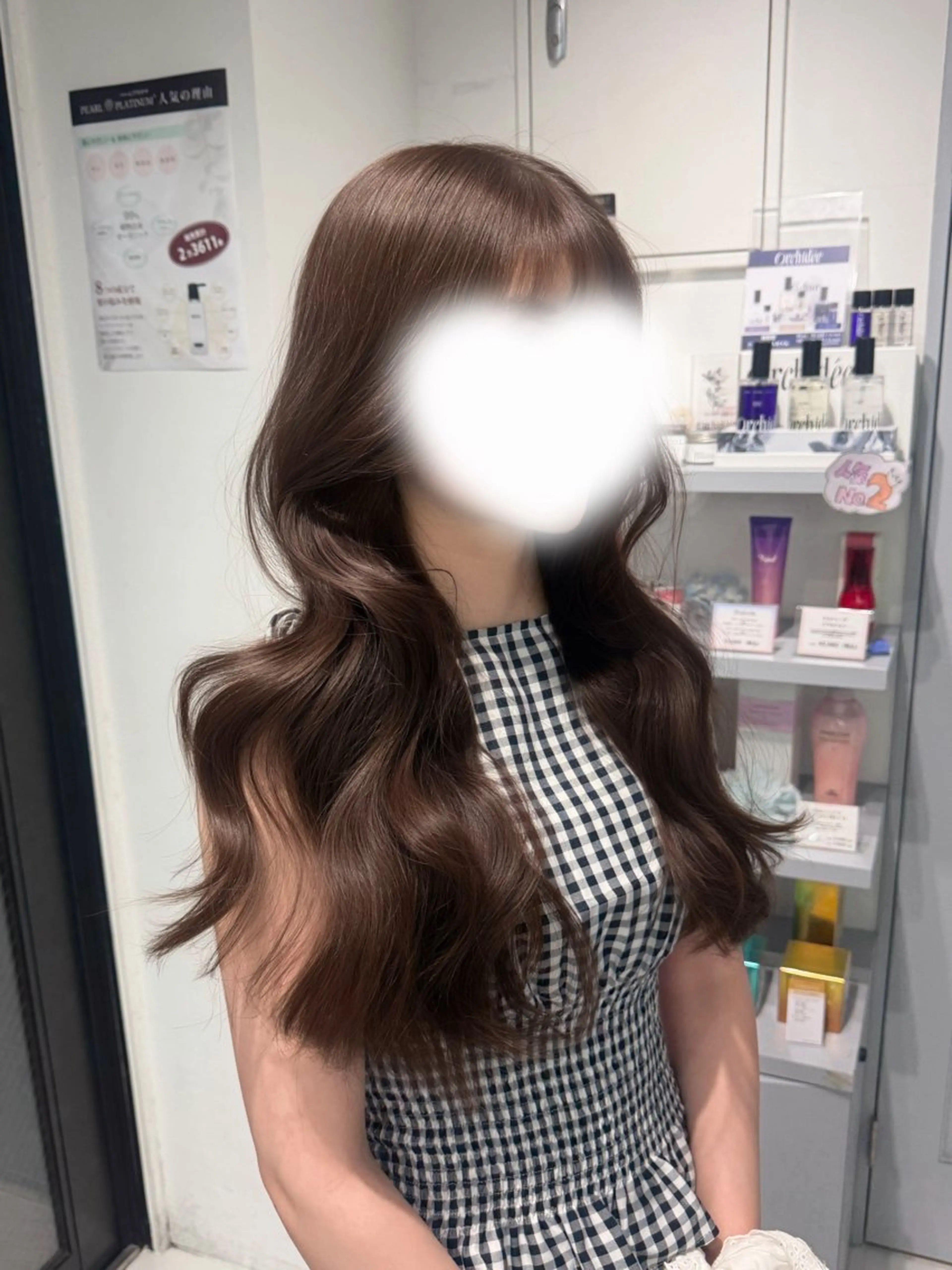 ロング ヘアカラー 韓国系艶髪🎀 miyuuのヘアスタイル