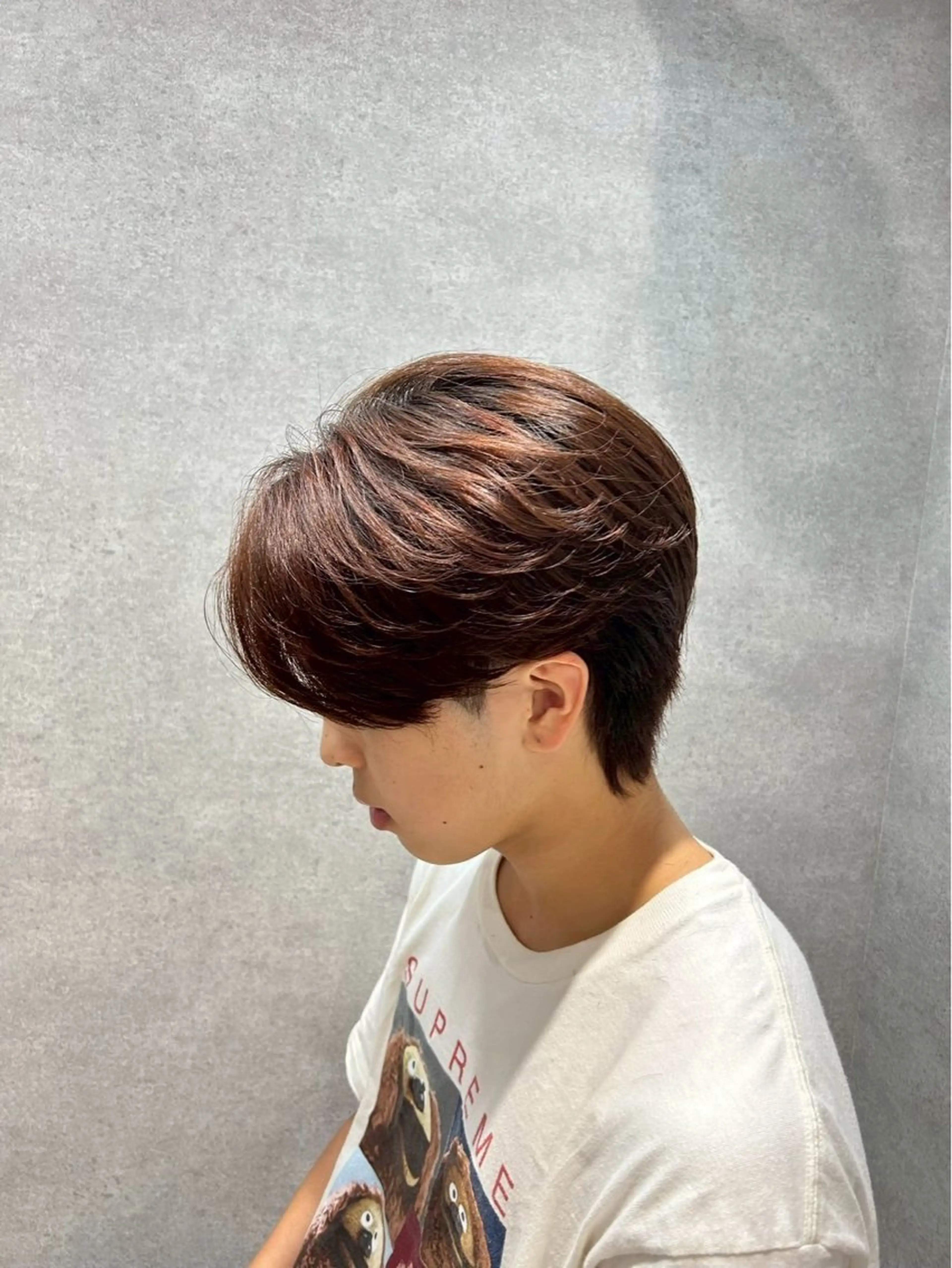 🌟韓国風センターパート+炭酸スパ+ニュアンスセット🎧の写真