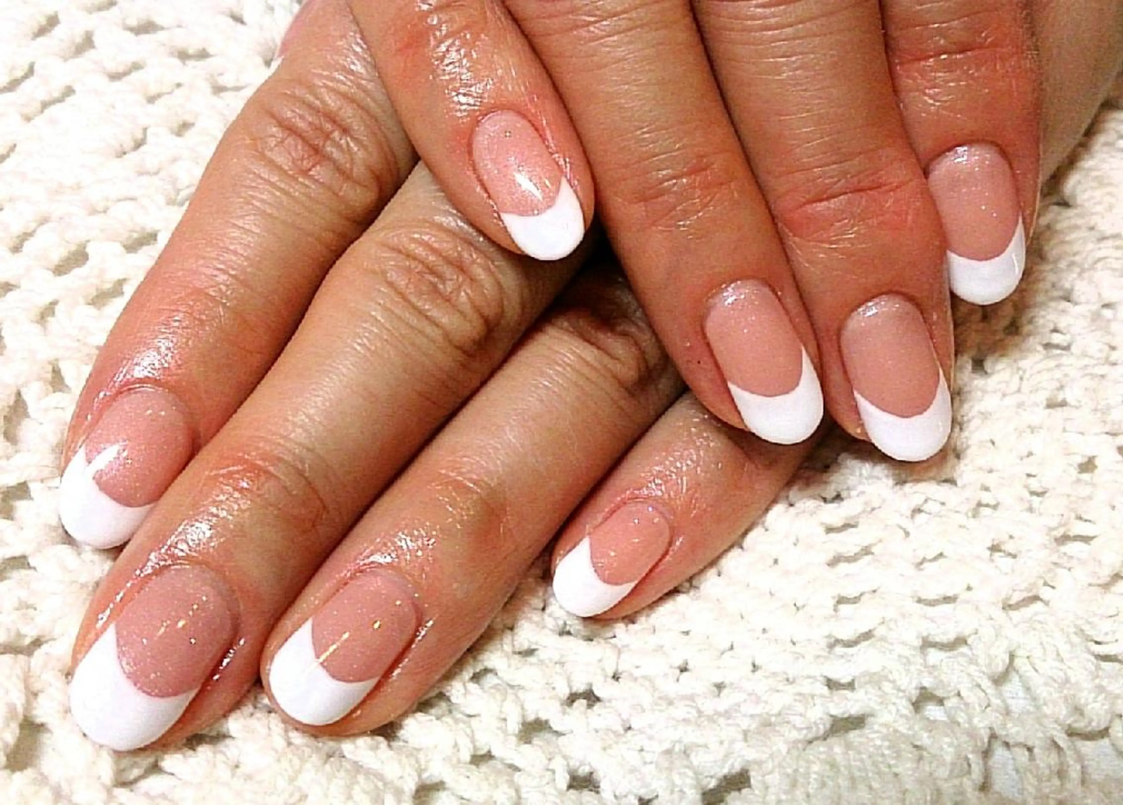 ネイル フレンチネイル ワンカラーネイル ハンドネイル 林 珠里のネイルデザイン