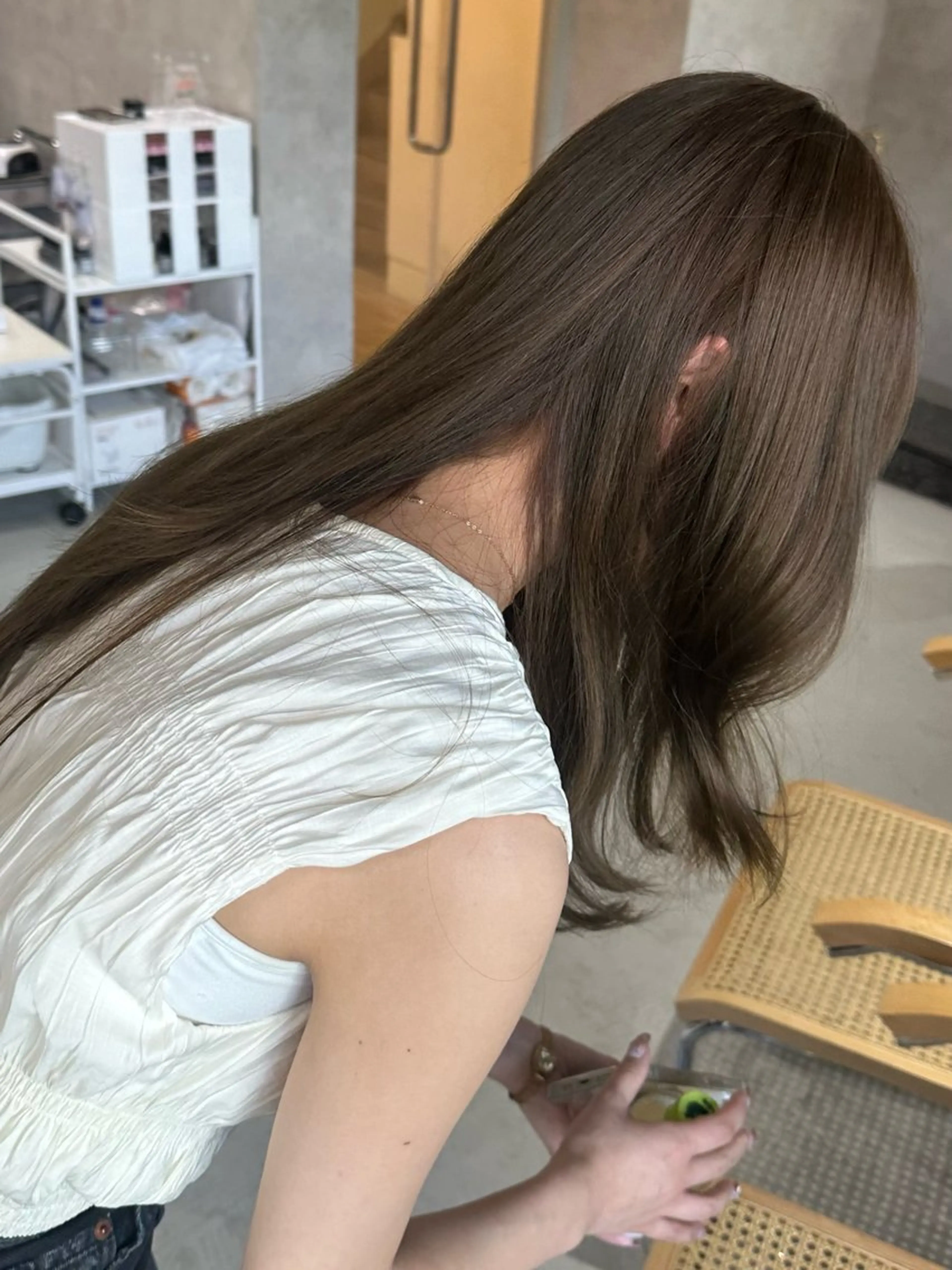 セミロング カラー カット ヘアカラー トリートメント yuuna/ ハッシュカット🎀のヘアスタイル