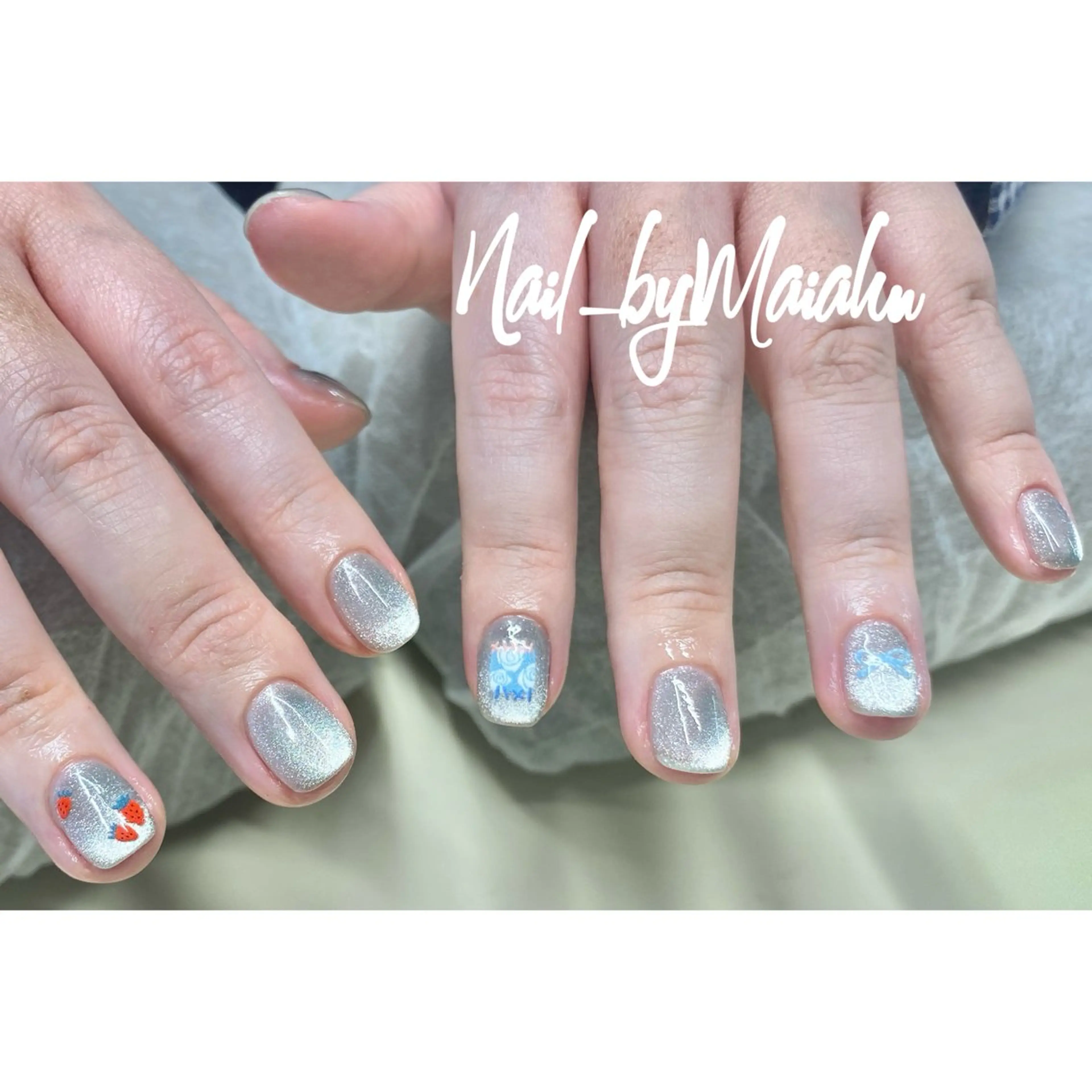 ネイル ハンドネイル ⏦Little 𐙚 Nail⏦のネイルデザイン