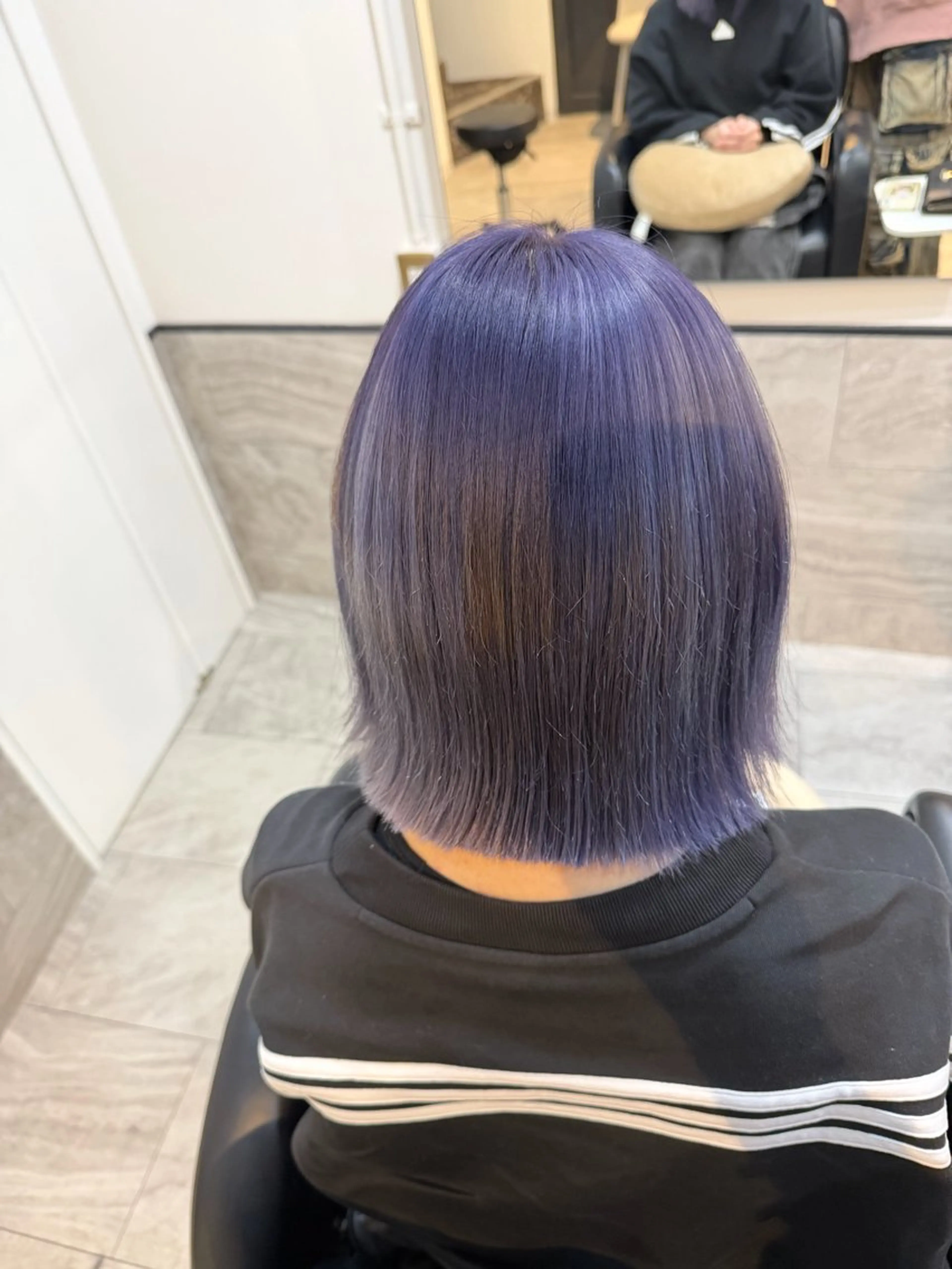 ミディアム カラー ラベンダーカラー シルバー ブリーチ/髪質改善/ メンズ/ KOKIのヘアスタイル