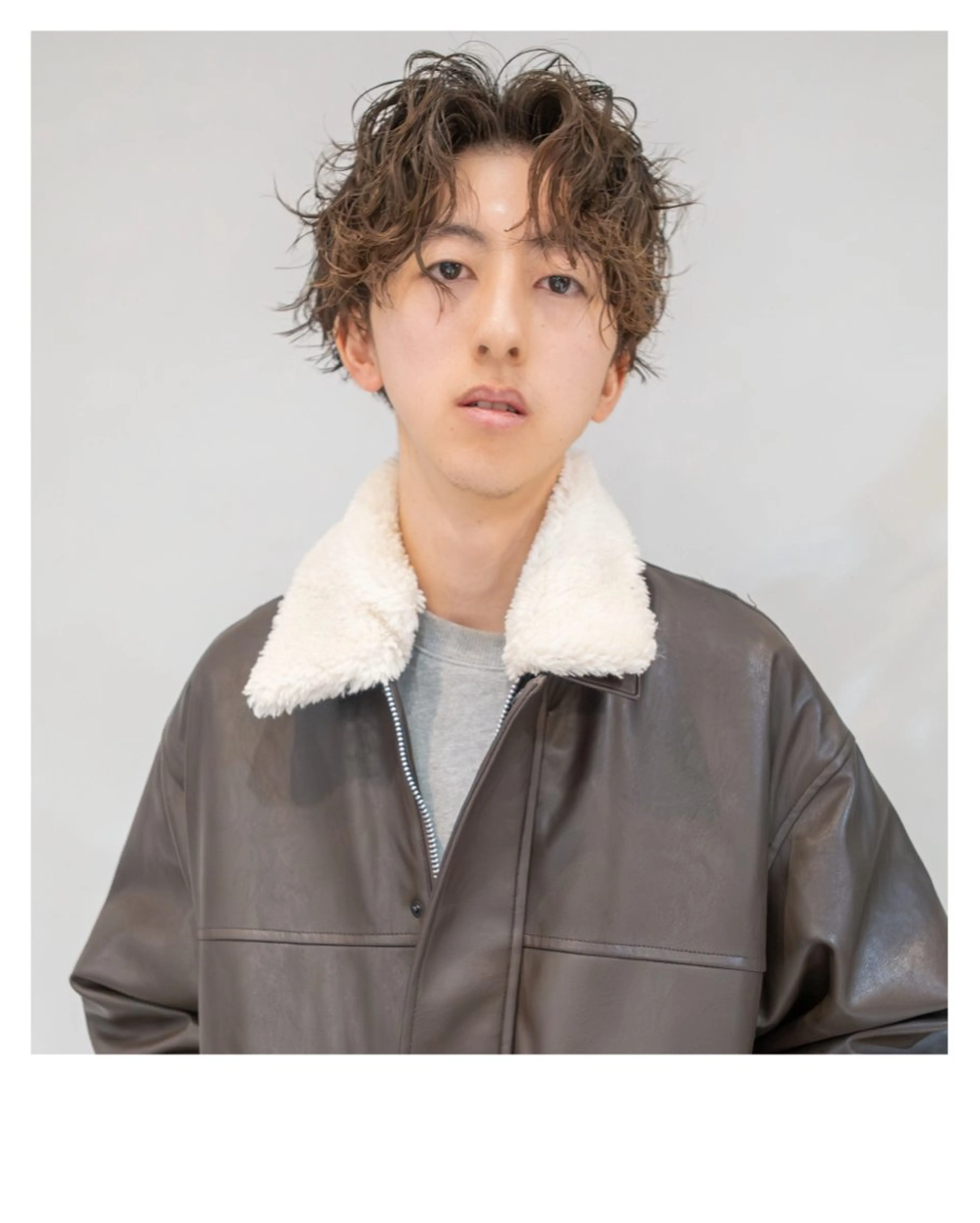 ショート パーマ メンズ カット パーマ トリートメント ill副店長 立和田純也のヘアスタイル