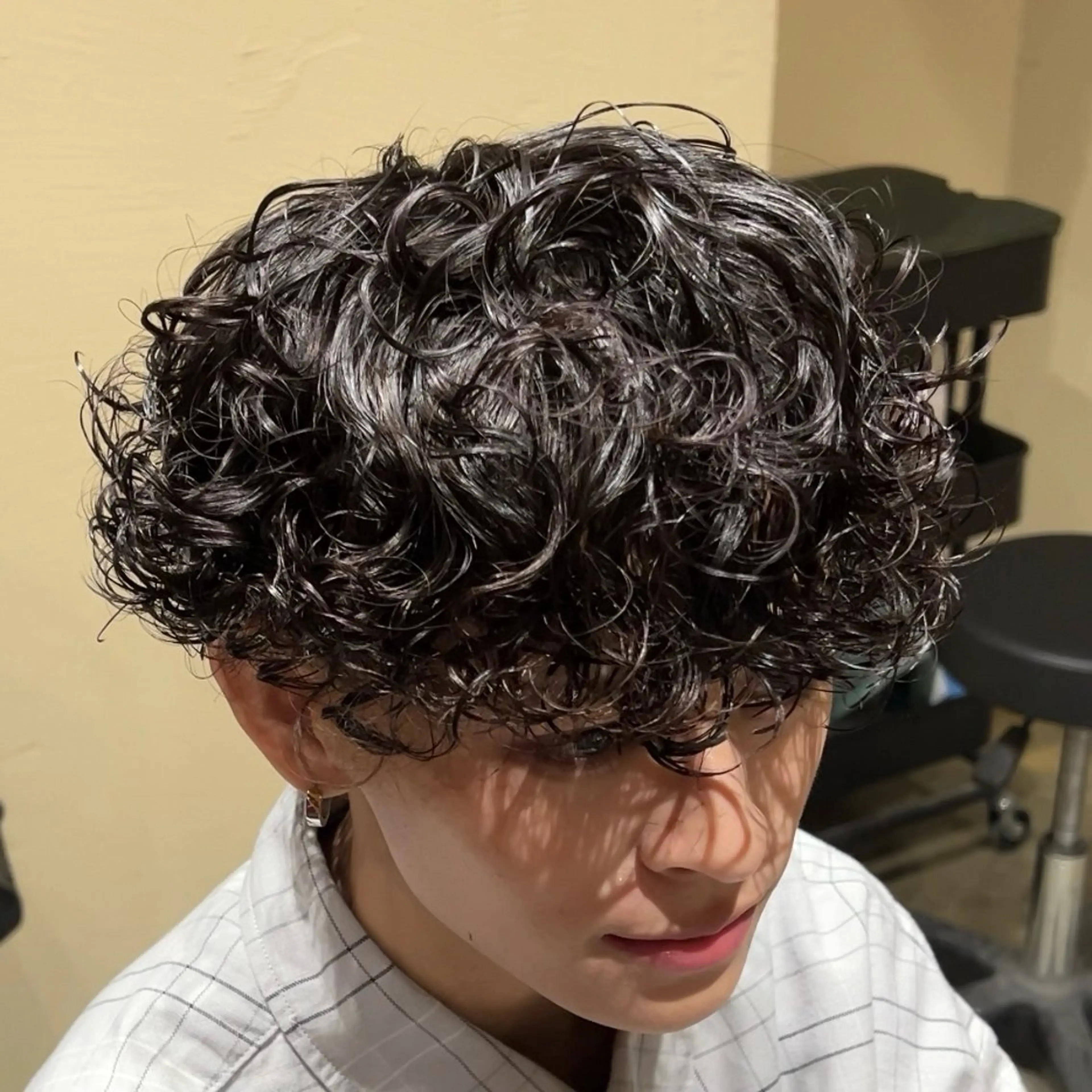 パーマ メンズ カット パーマ トリートメント メンズパーマ眉毛 特化アユム🔥のヘアスタイル