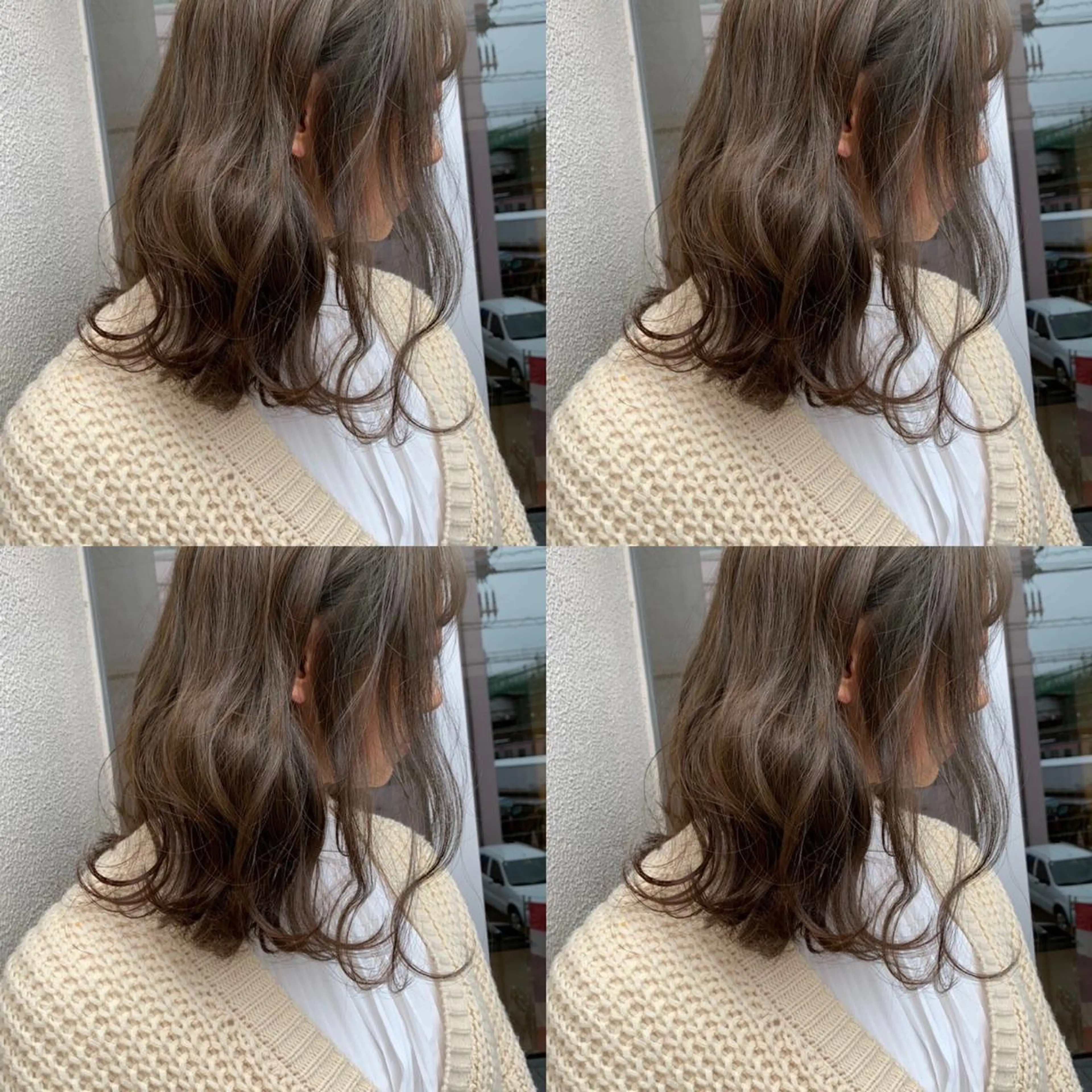 セミロング カラー 艶髪・酸性ストレート フリツのヘアスタイル