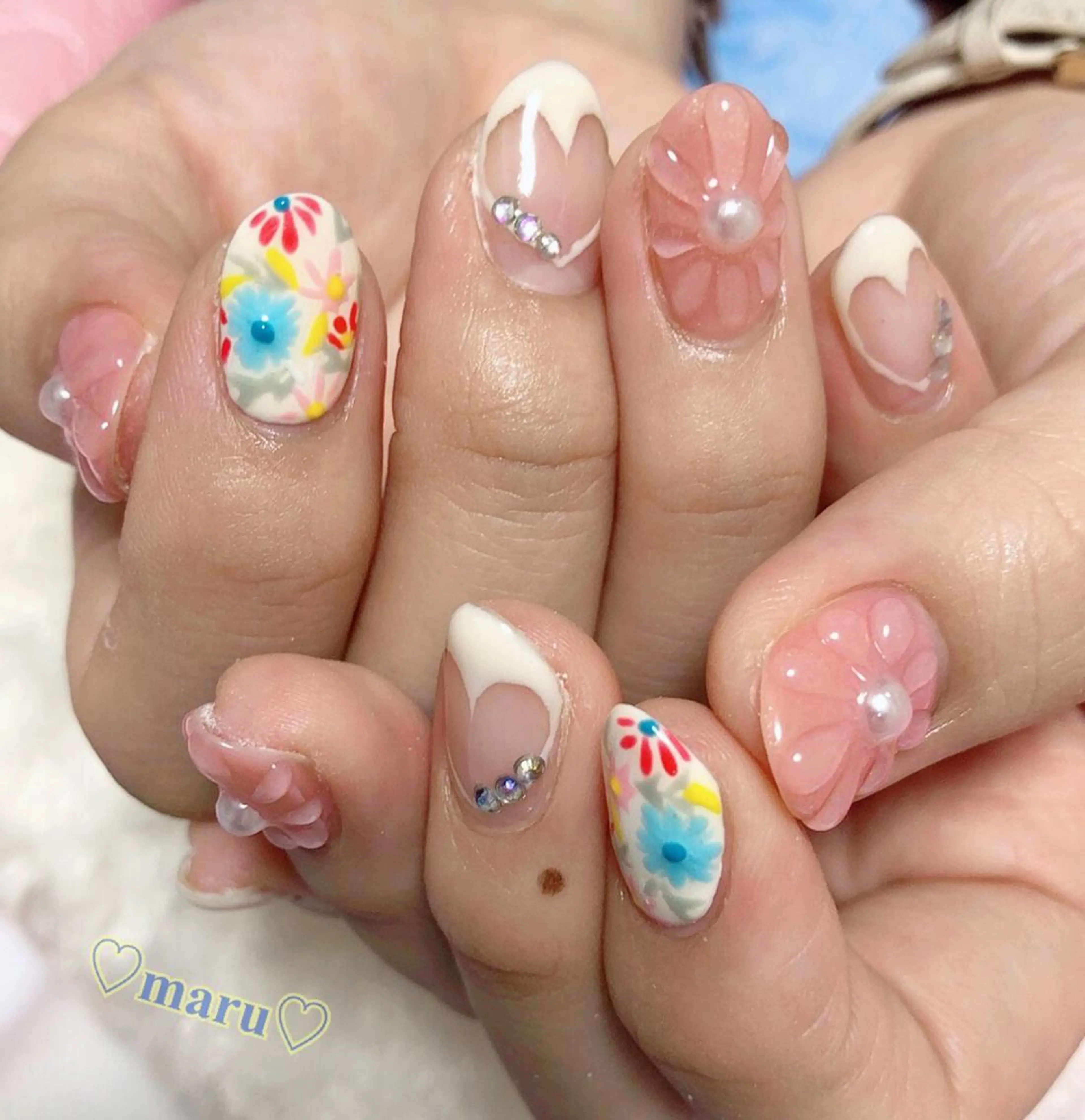 ネイル ハンドネイル フットネイル まるみ♡7/1〜値上 げ致します(>_<)のその他イメージ