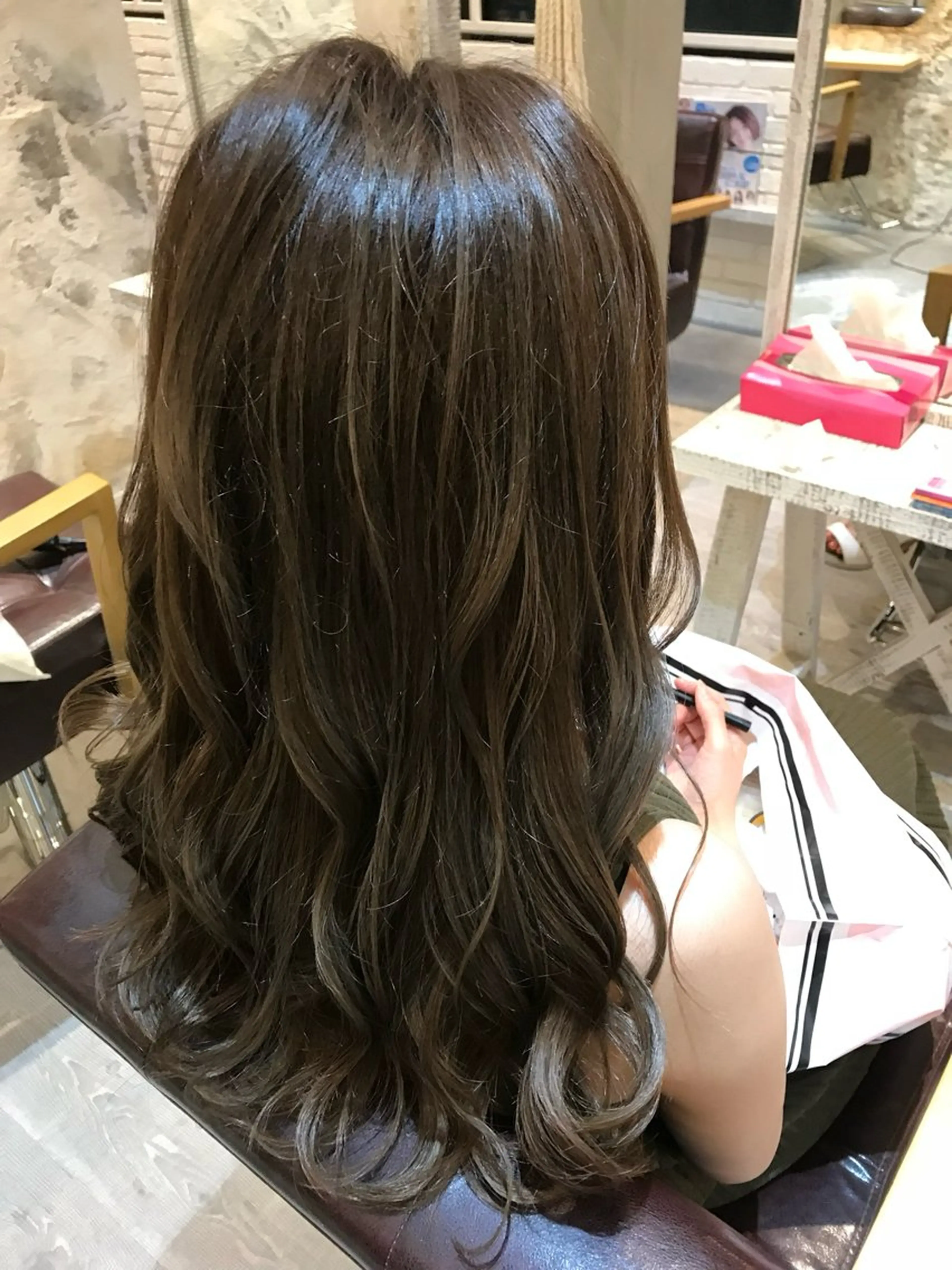 ロング カラー 塚本 昂のヘアスタイル