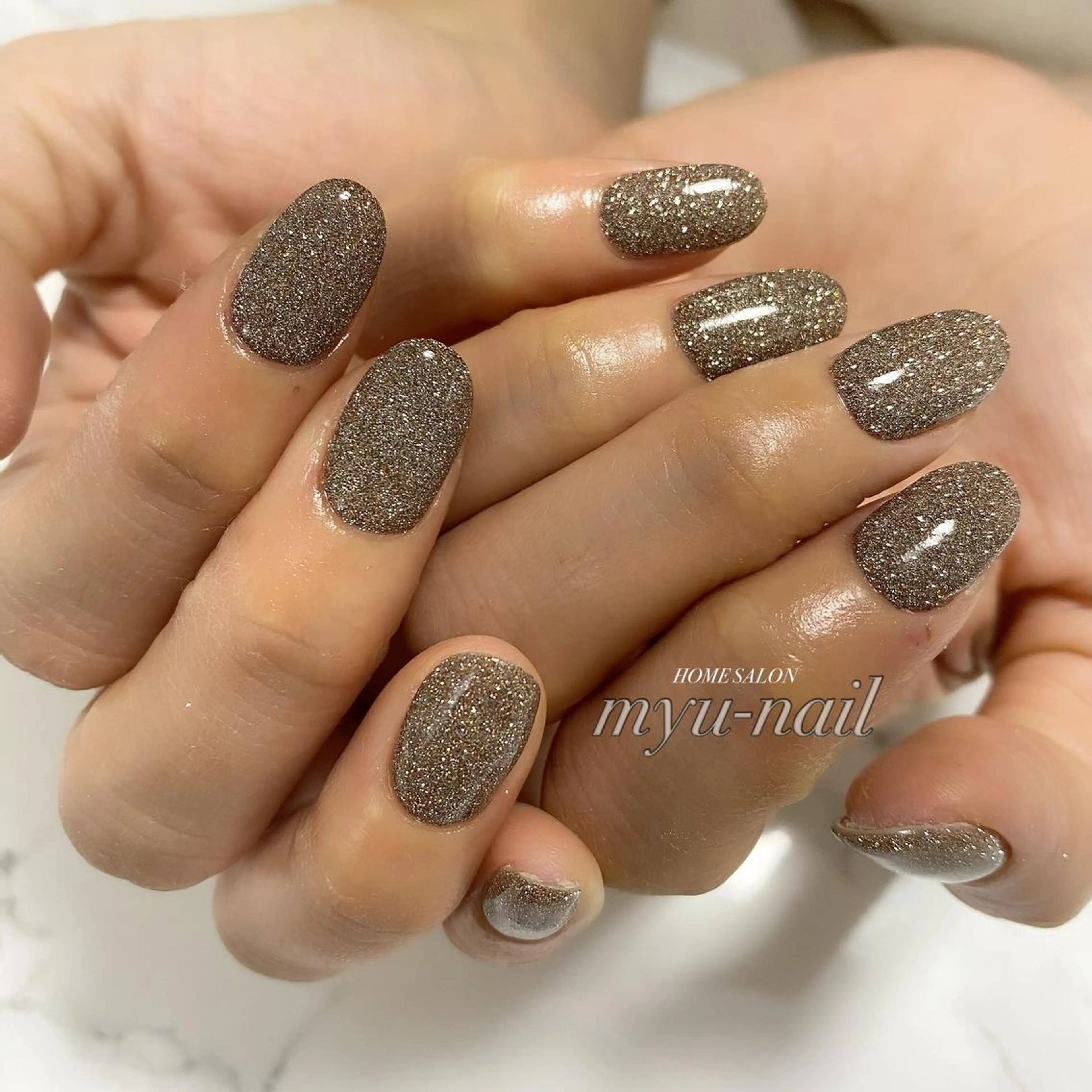 ネイル フラッシュネイル ハンドネイル ホームサロン myu-nailのネイルデザイン