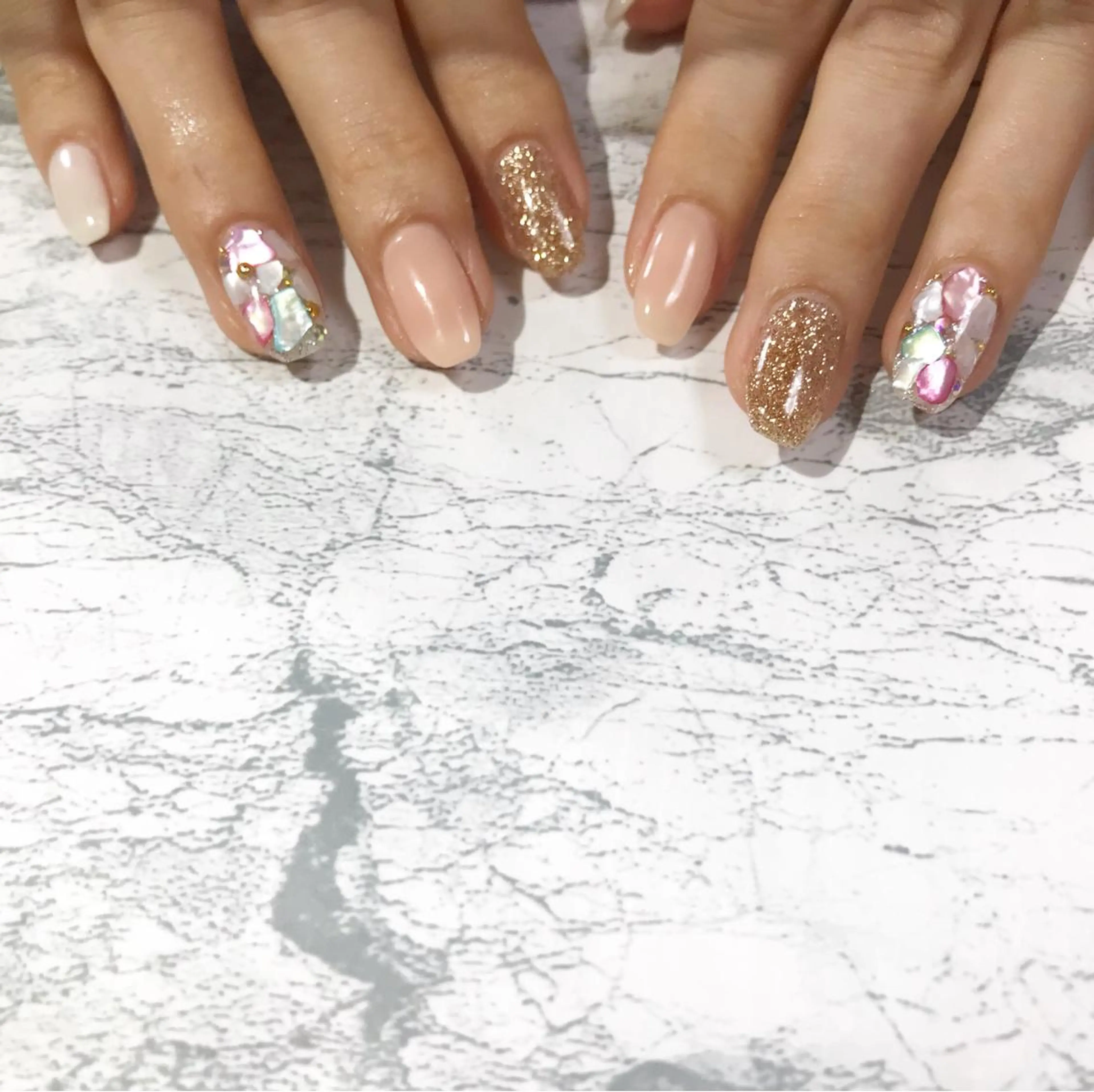 ネイル フットネイル ニュアンスネイル シンプルネイル 春ネイル 夏ネイル nail fufla ♡yamane♡のネイルデザイン