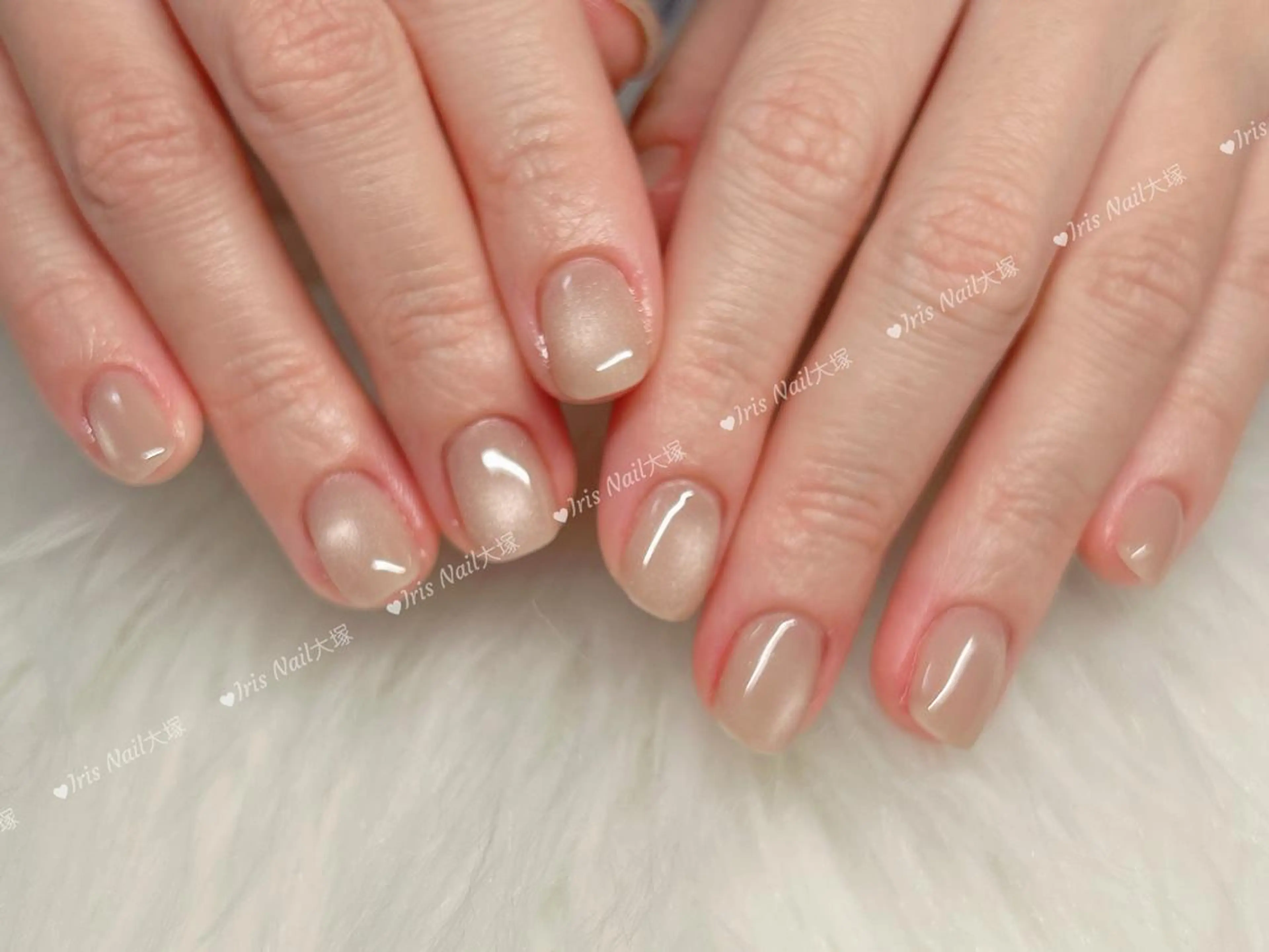 ネイル マグネットネイル マグネットワンカラー ワンカラーネイル ハンドネイル 💕藤江 月🌸🍒のネイルデザイン