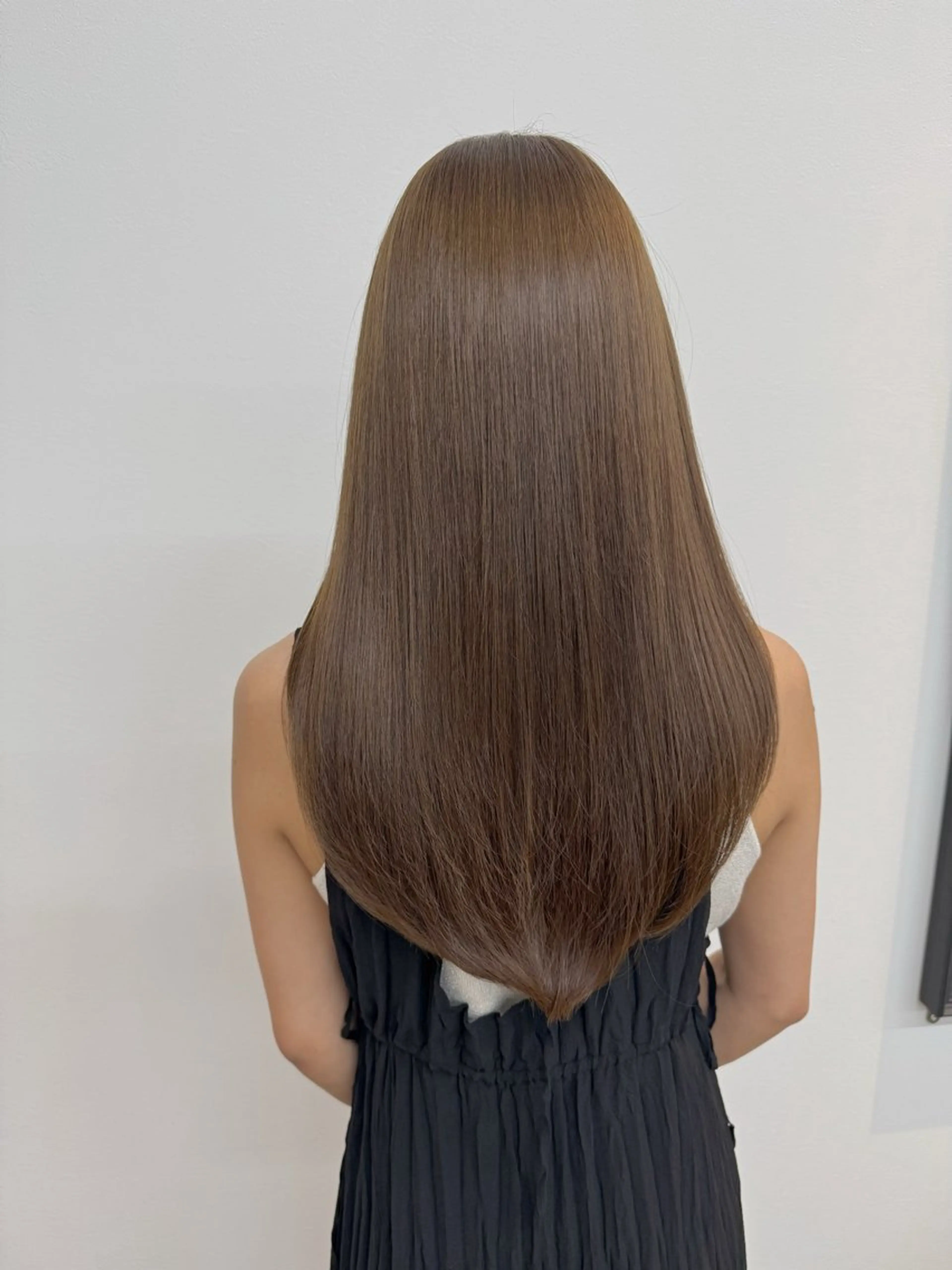 セミロング 髪質改善 カット ヘアカラー トリートメント レイヤー×髪質改善 ×透明感/杉田 圭のヘアスタイル