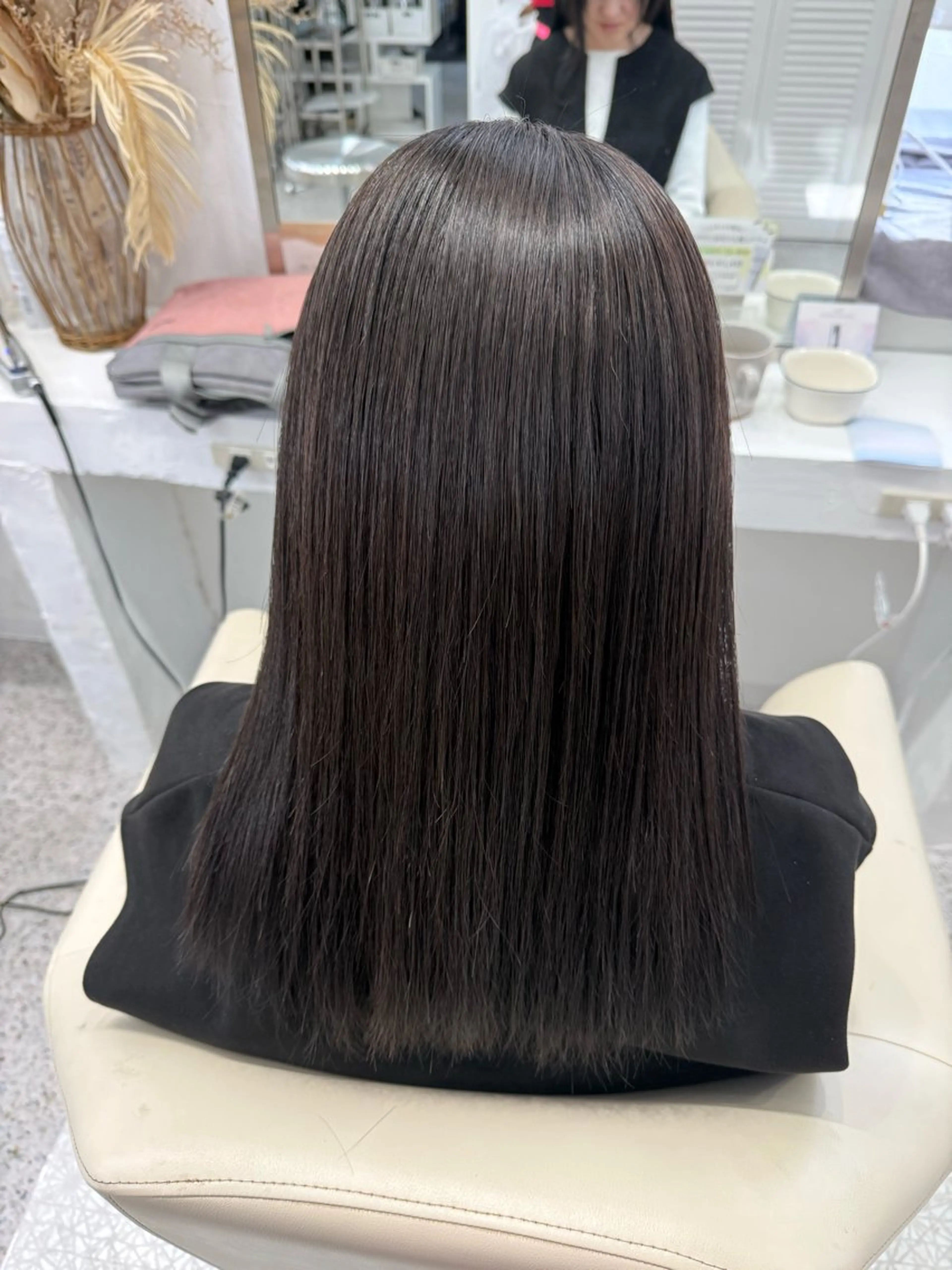 セミロング カラー 髪質改善 ヘアカラー 縮毛矯正 LOMARLIE/ NATUMIのヘアスタイル