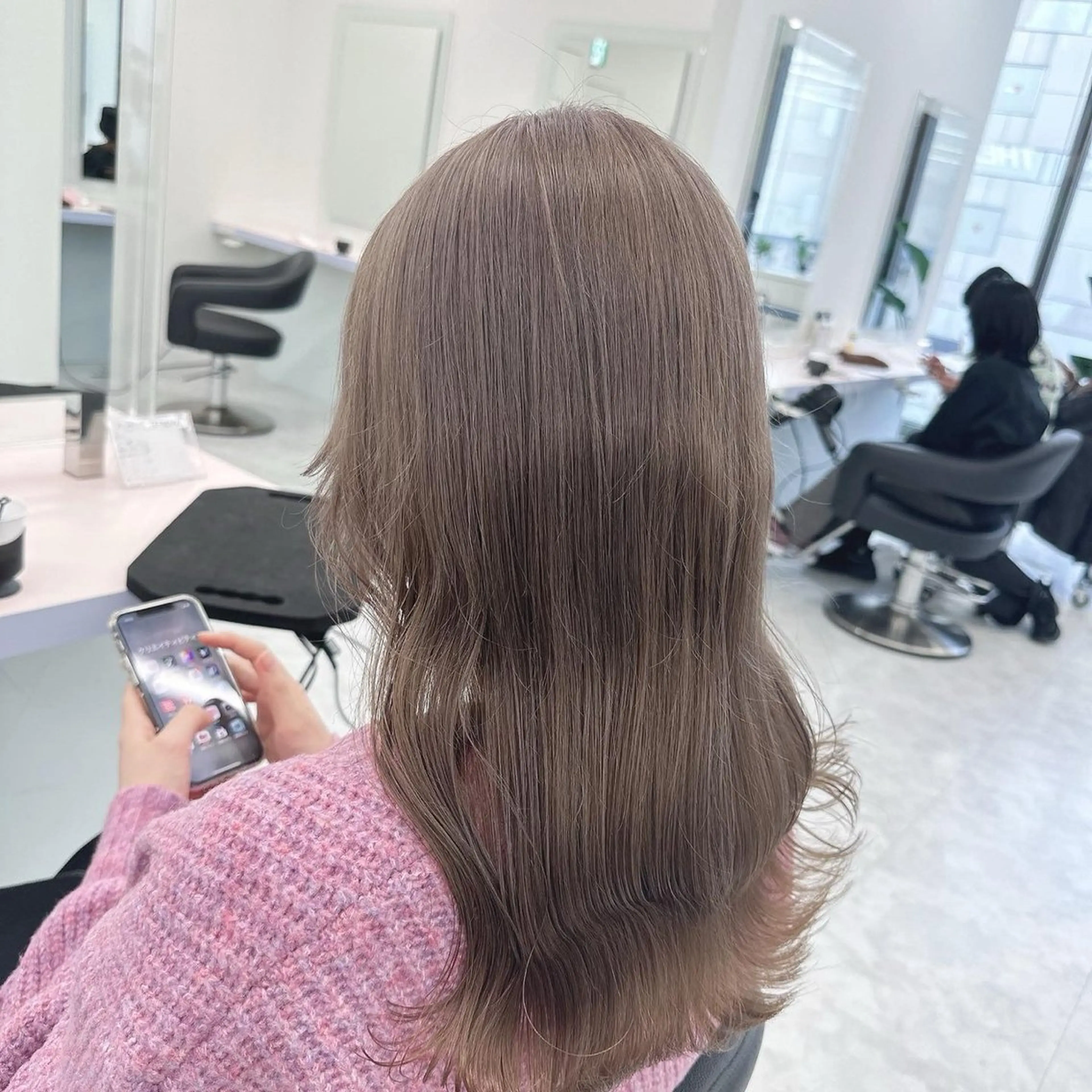 ロング カラー パーマ ヘアアレンジ メンズ 🤍透明感カラー🤍 似合わせ🤍AINEのヘアスタイル