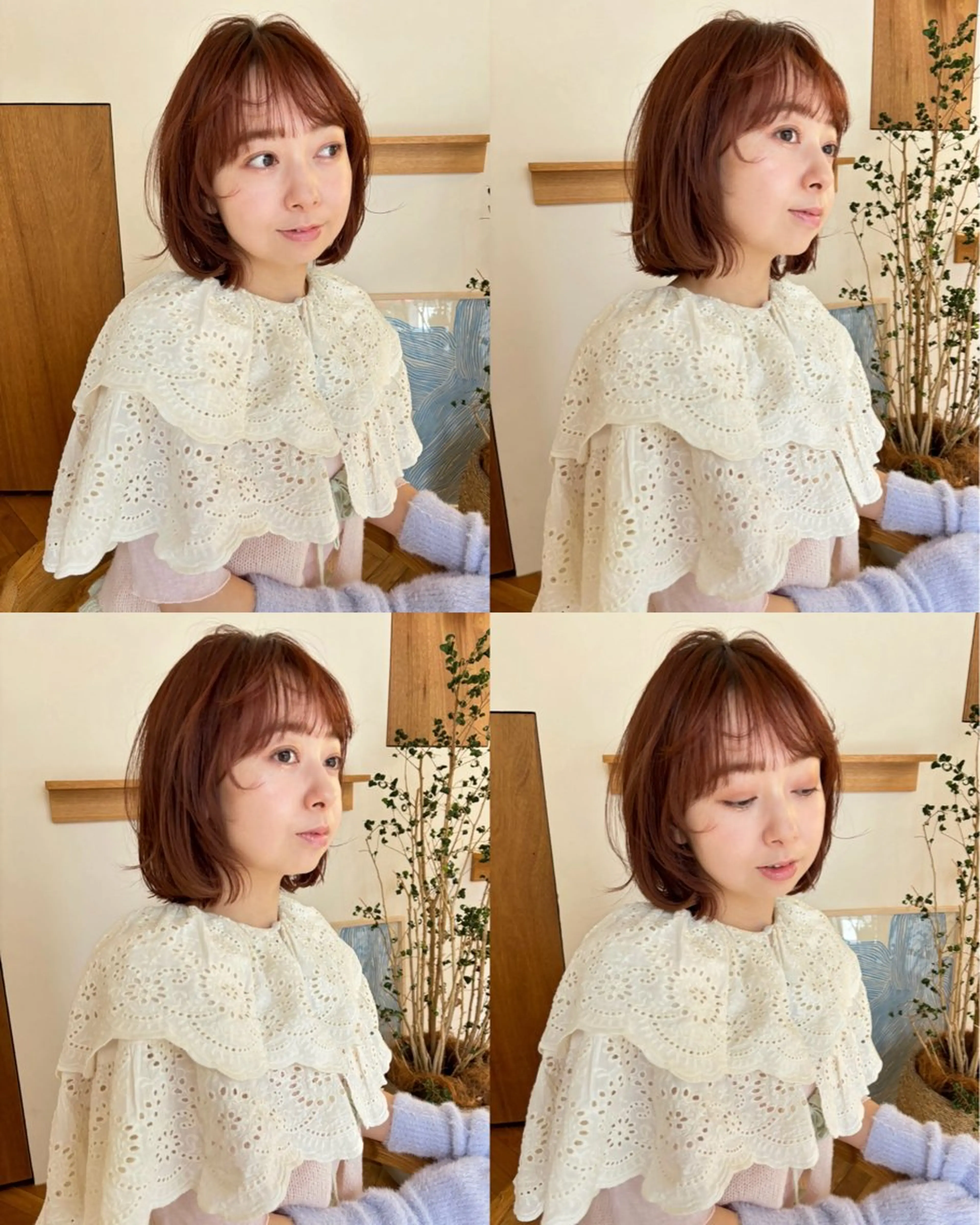 ショート カラー カット ヘアカラー トリートメント 美空🐇 レイヤー / 透明感カラー🩰のヘアスタイル