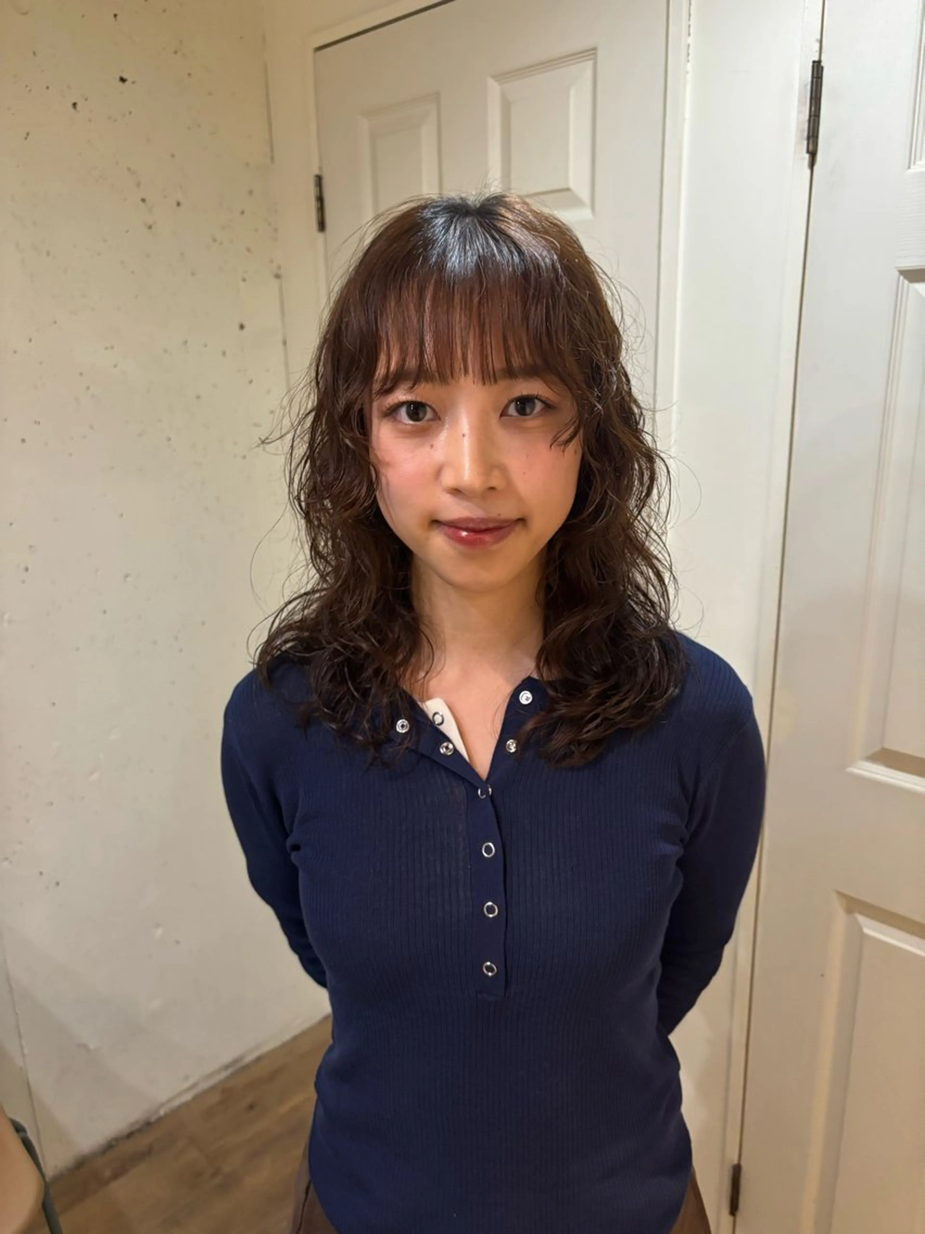 ミディアム パーマ カット パーマ kaito パーマ募集！🔵のヘアスタイル