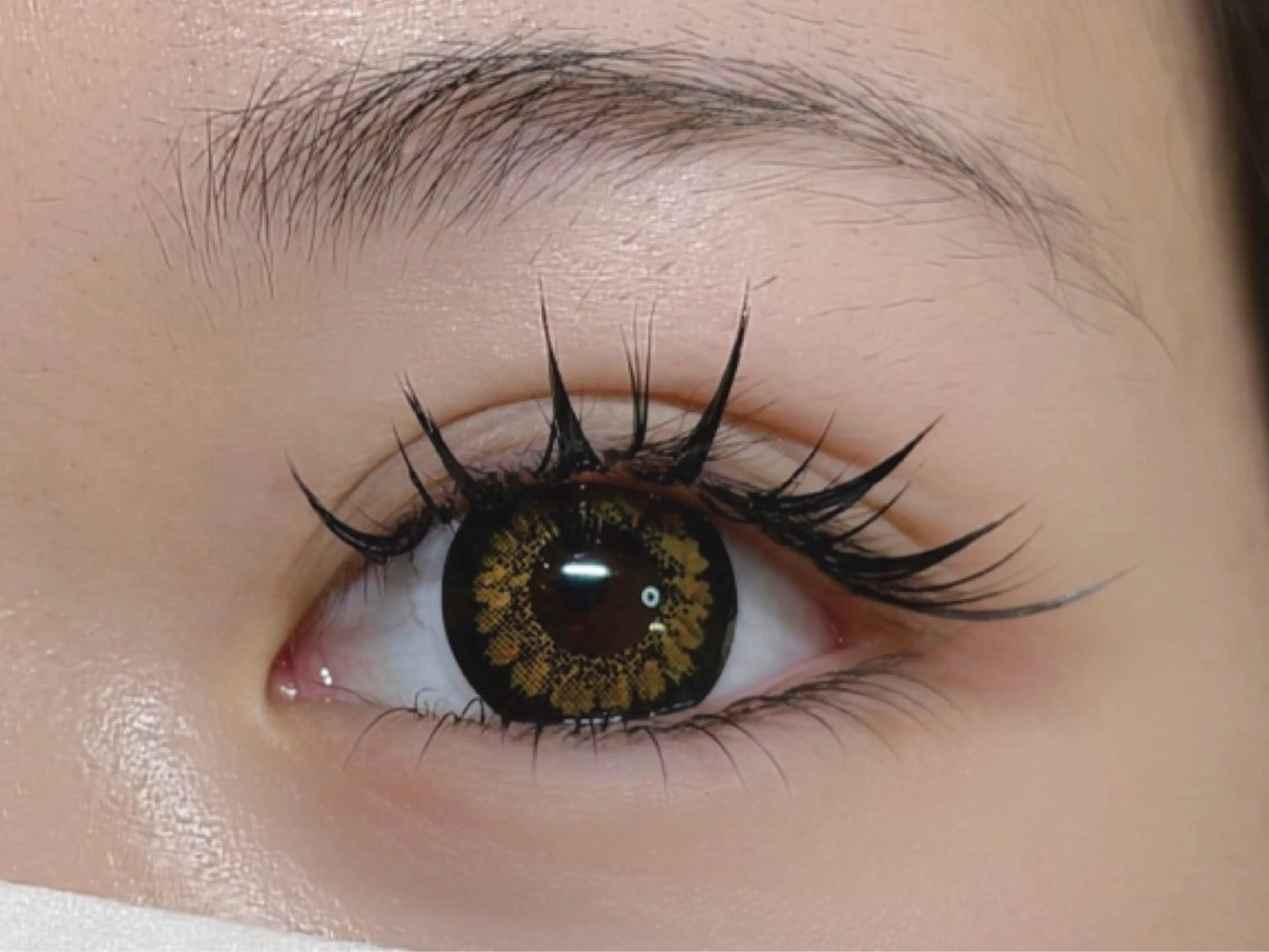 マツエク・マツパ 付け放題 バインドロック 束感まつ毛 フラットラッシュ パリジェンヌラッシュリフト マツエク オーロラ所属・AURORA RINAのマツエク・マツパデザイン