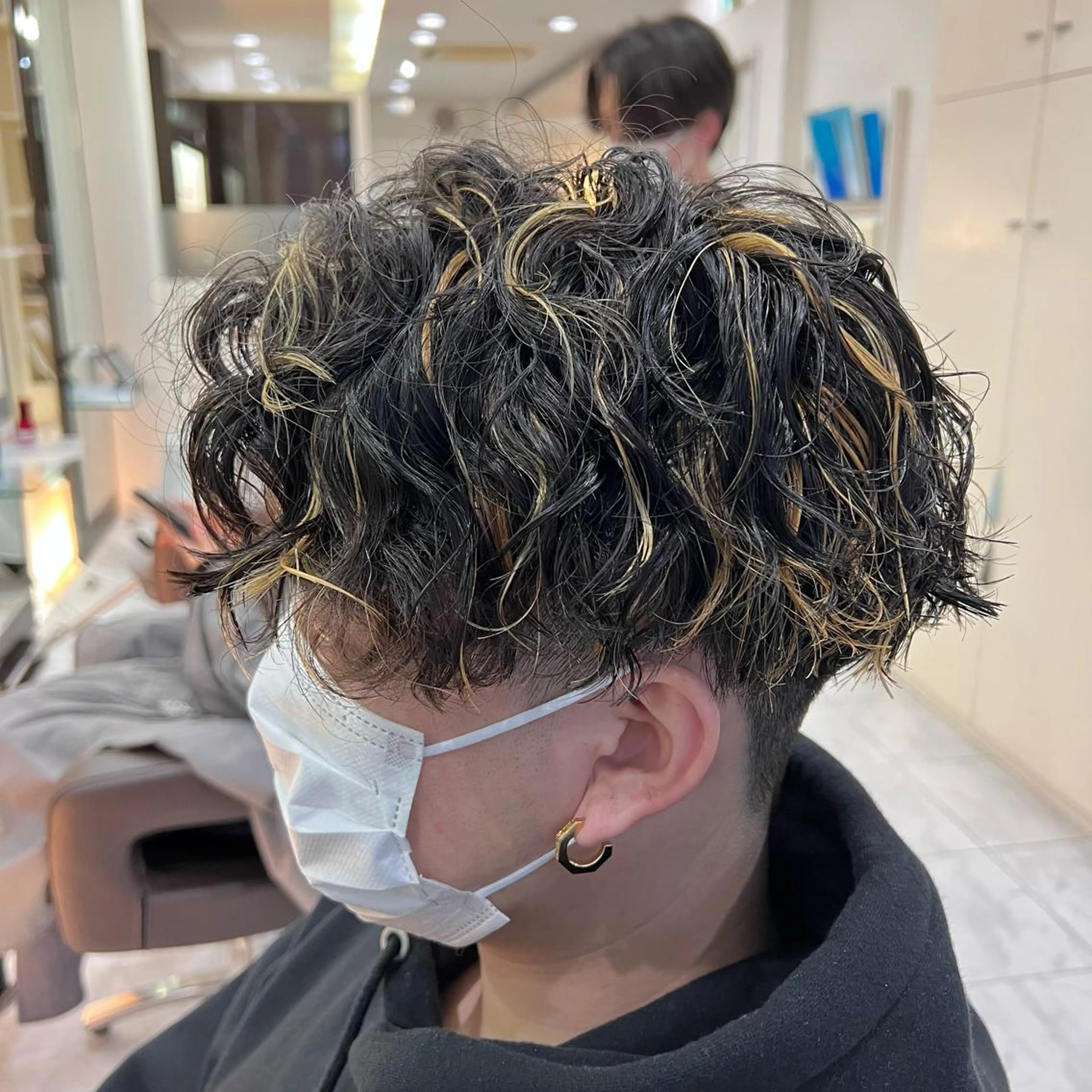 💈メンズカット+パーマ+ハイライトカラー＋前処理トリートメント💈の写真